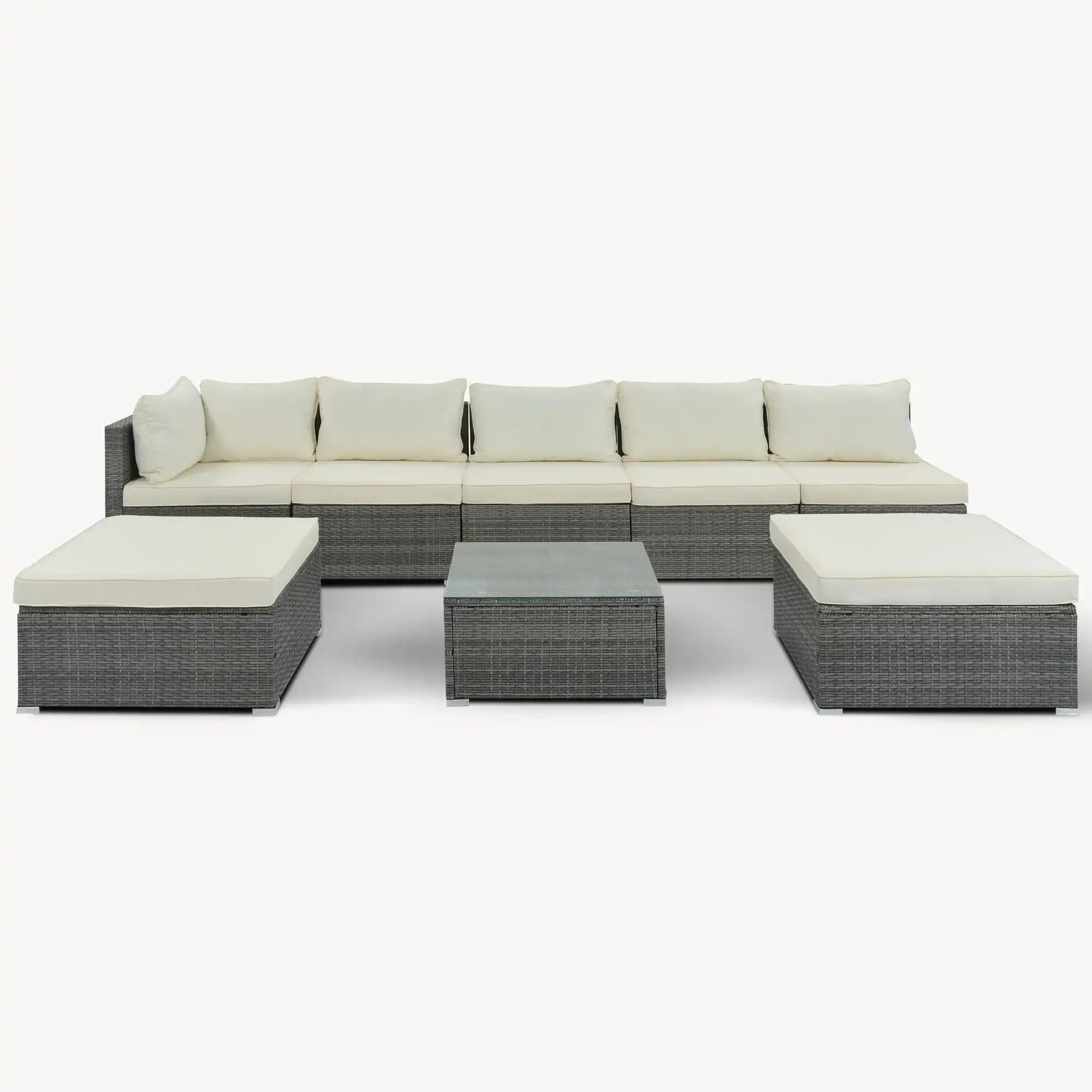 Sundrift 8-Pieces Outdoor Sectional Set - Best Buy Furniture
