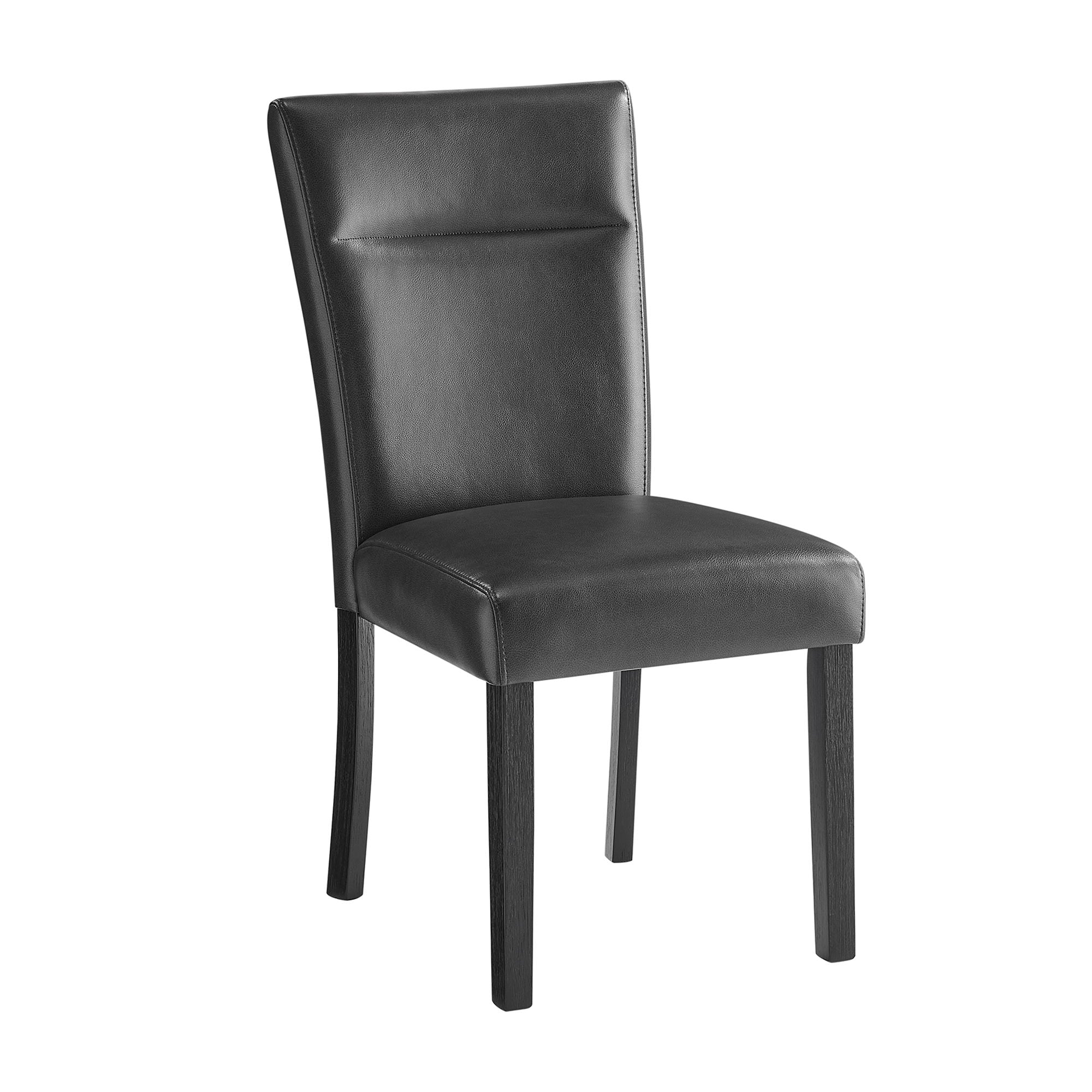 Olga - Dining Chair Set (Set of 2) - Charcoal Black - Best Buy Furniture