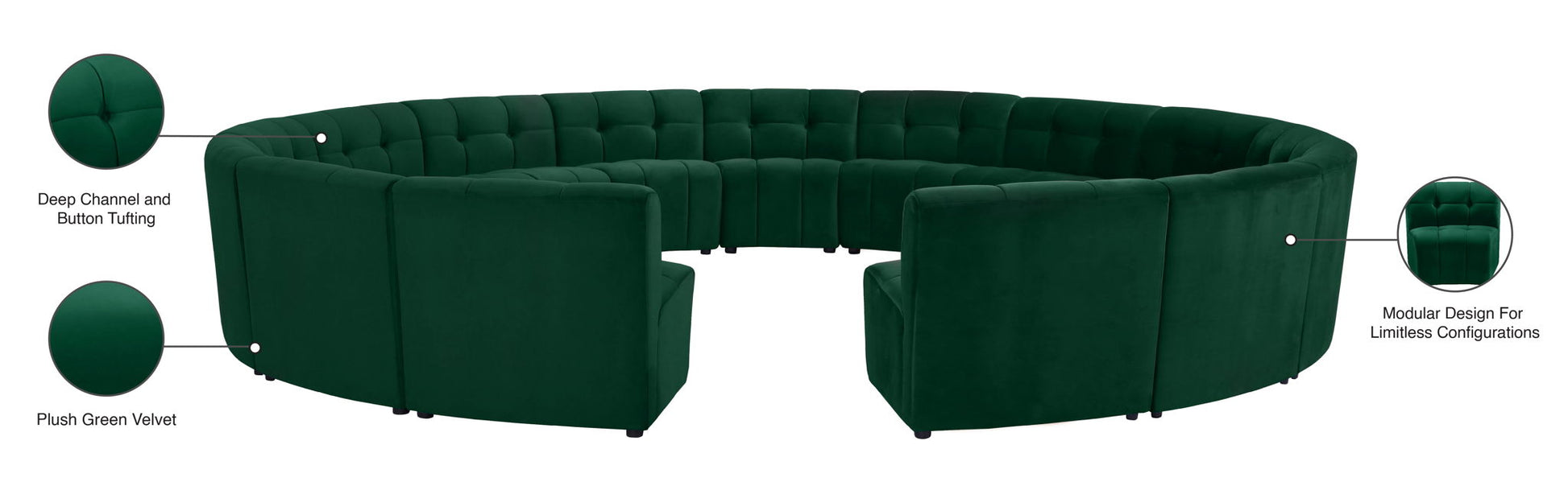 Limitless - 15 Pc. Modular Sectional - Best Buy Furniture