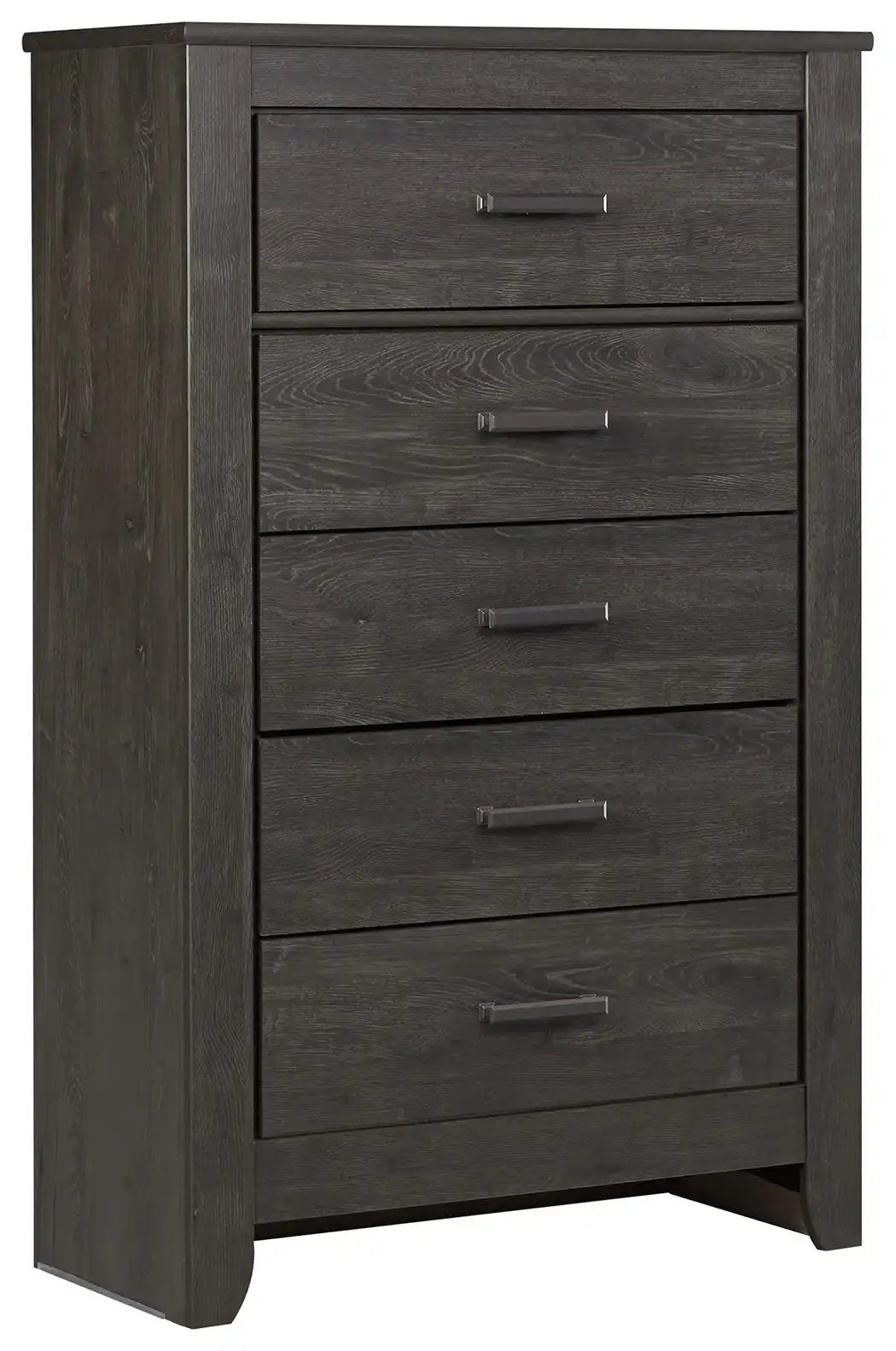 Brinxton - Five Drawer Chest - Charcoal - Best Buy Furniture