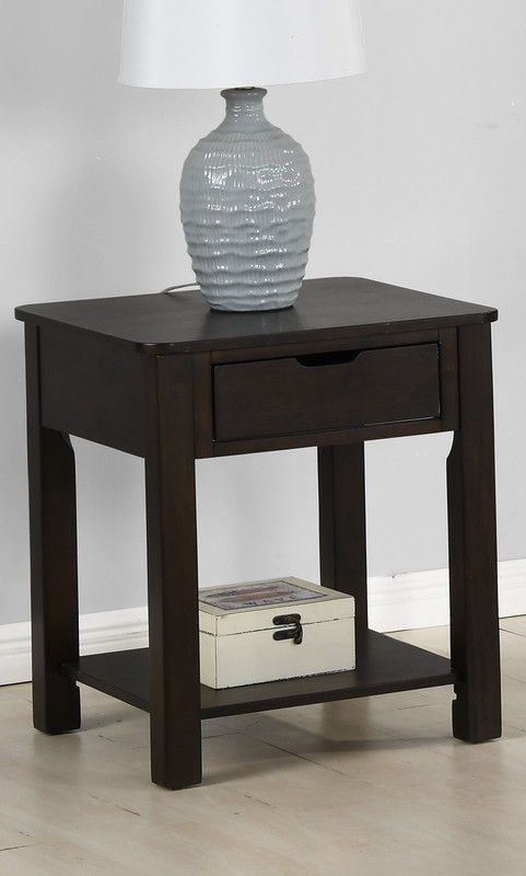 Flora - End Table With Drawer - Best Buy Furniture