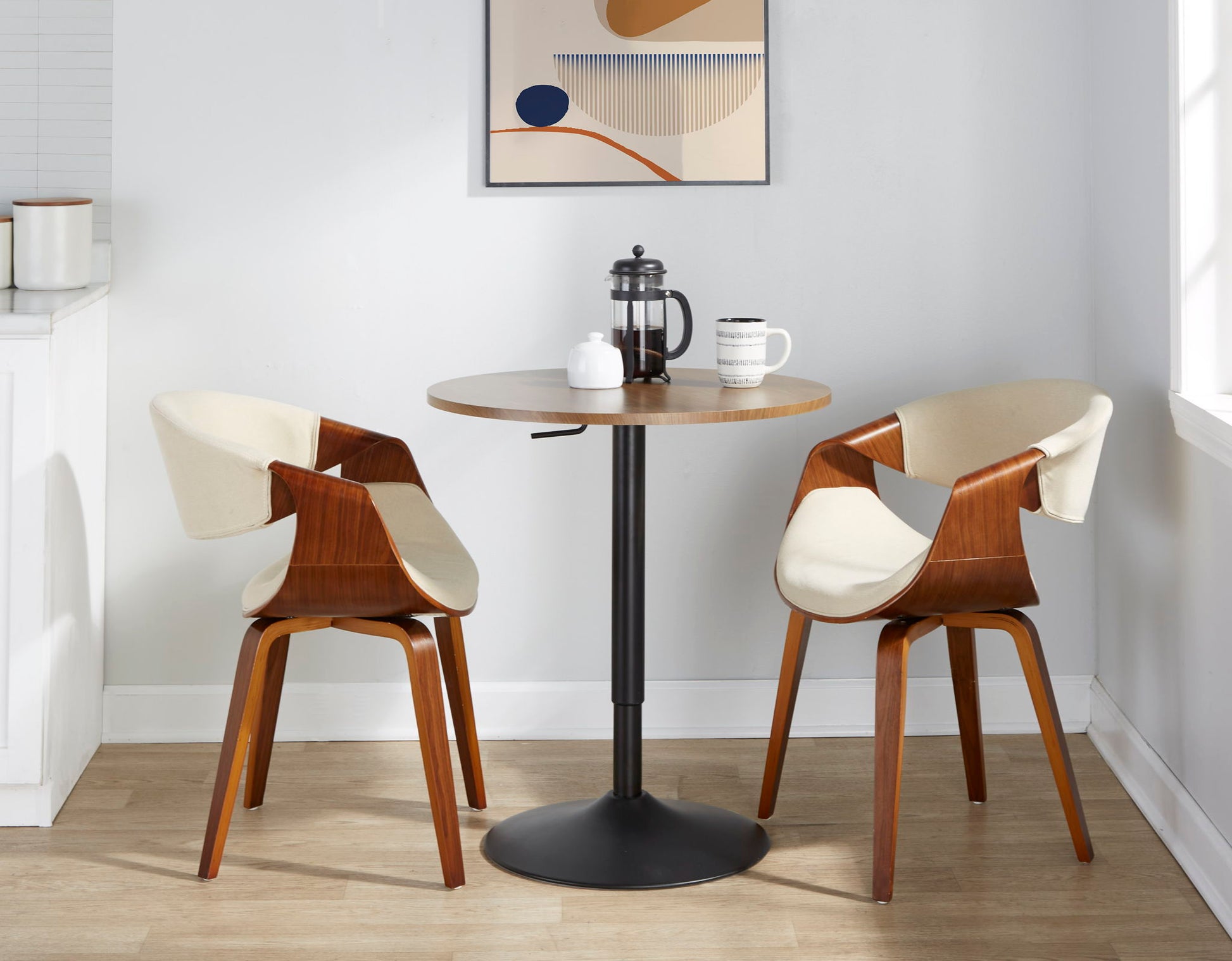 Elia - Contemporary Adjustable Bar Table - Best Buy Furniture