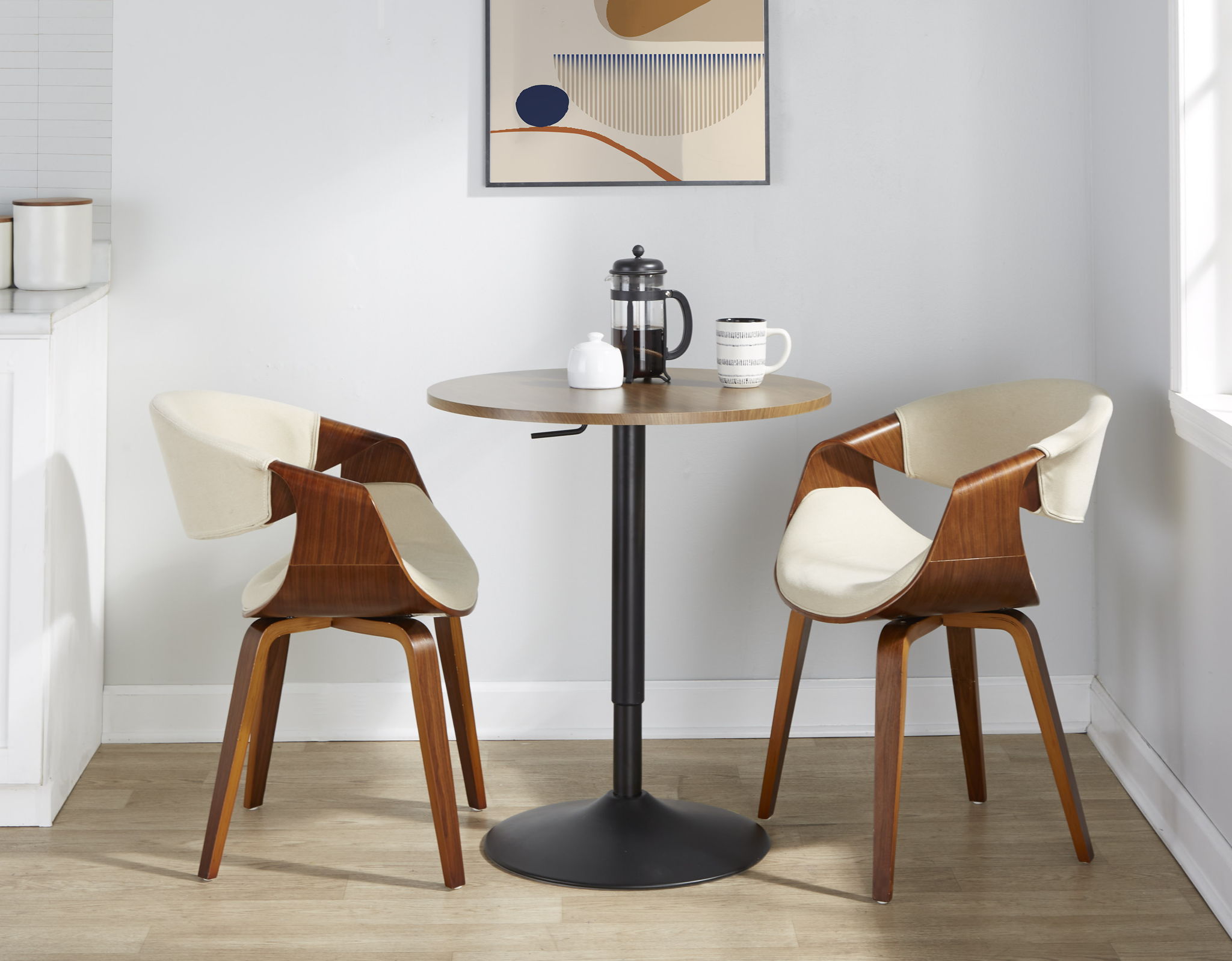 Elia - Contemporary Adjustable Bar Table - Best Buy Furniture