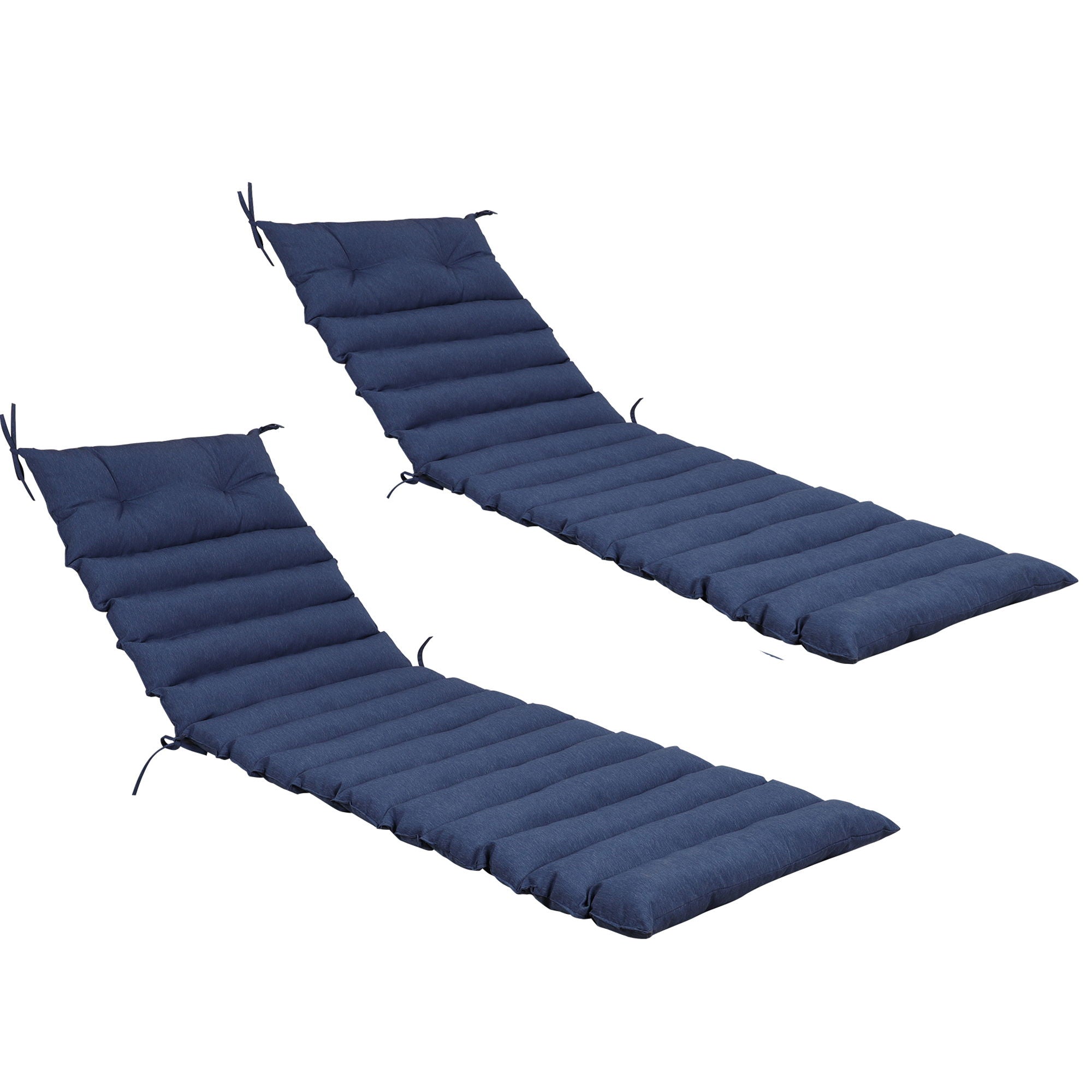2 Piece Outdoor Chaise Lounge Chair Cushion Set - Best Buy Furniture