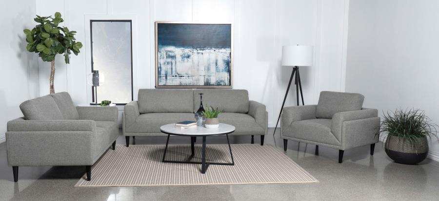 Rilynn - Upholstered Track Arm Sofa Set - Best Buy Furniture