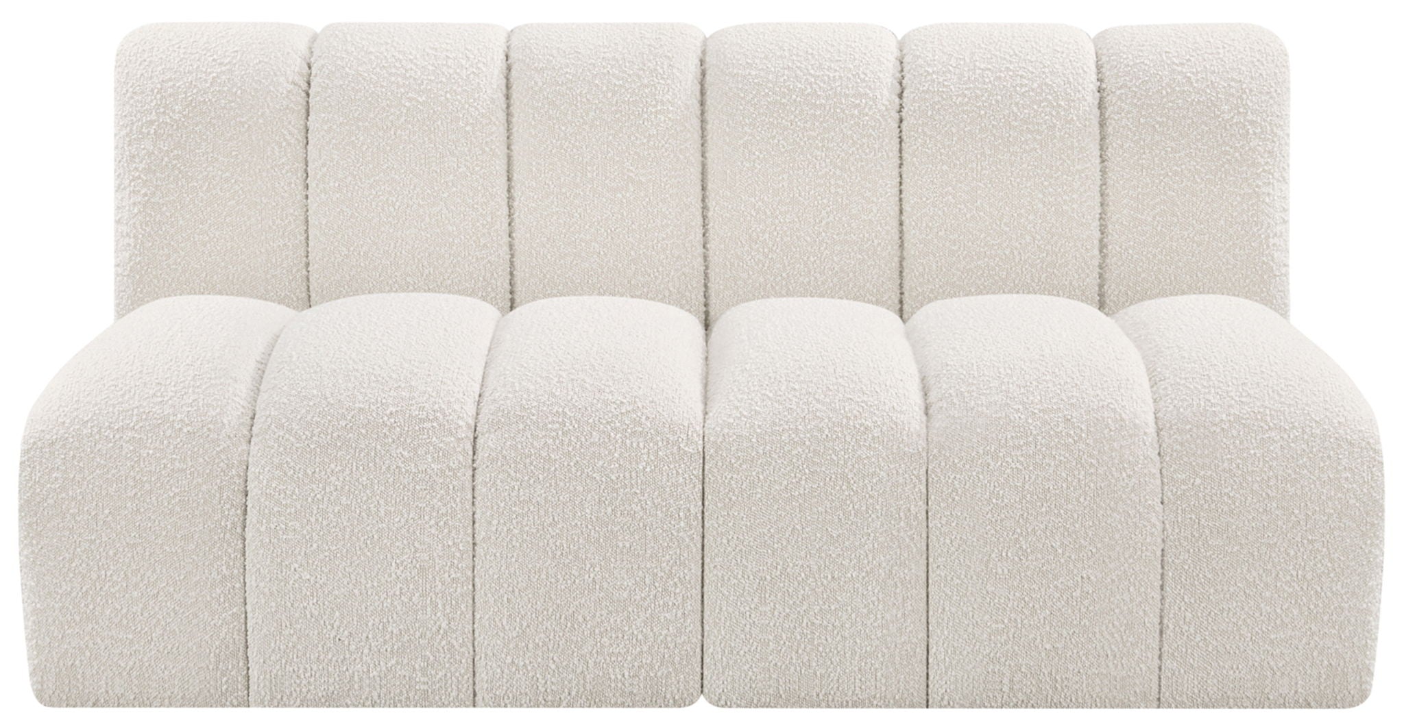 Arc - Boucle Fabric 2 Seats Modular Sofa - Best Buy Furniture