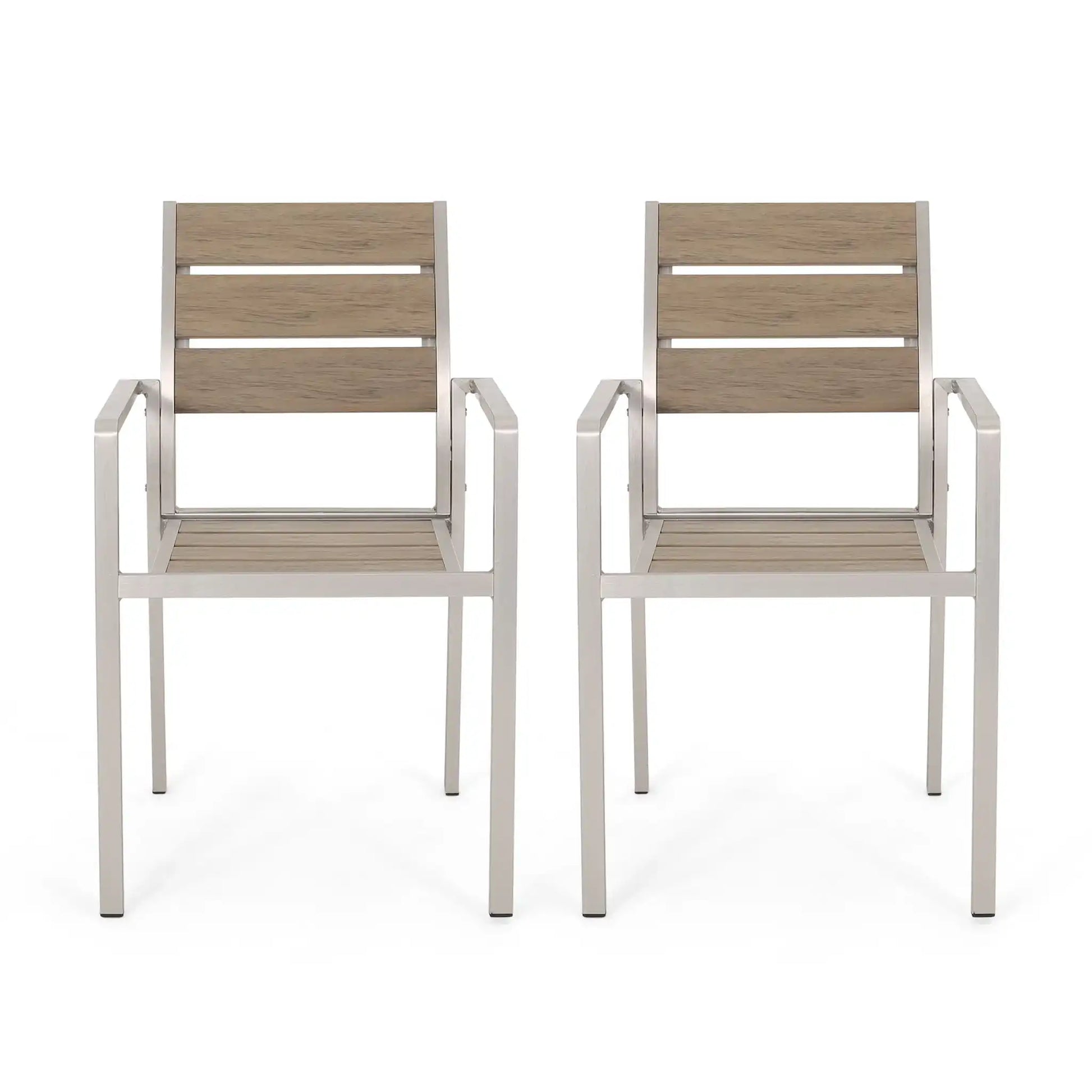 Dreamlan - Outdoor Aluminum Dining Chair (Set of 2) - Best Buy Furniture