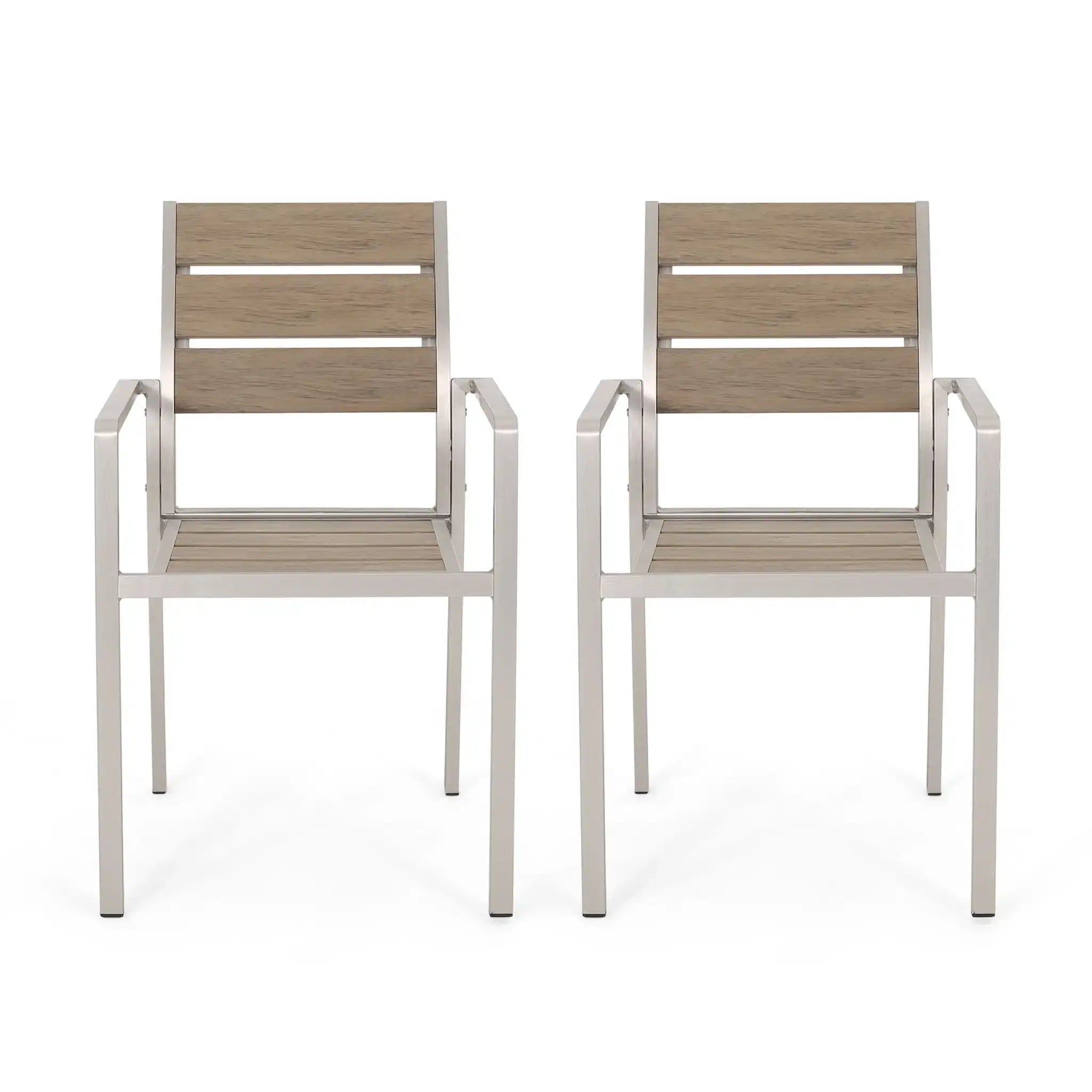 Dreamlan - Outdoor Aluminum Dining Chair (Set of 2) - Best Buy Furniture