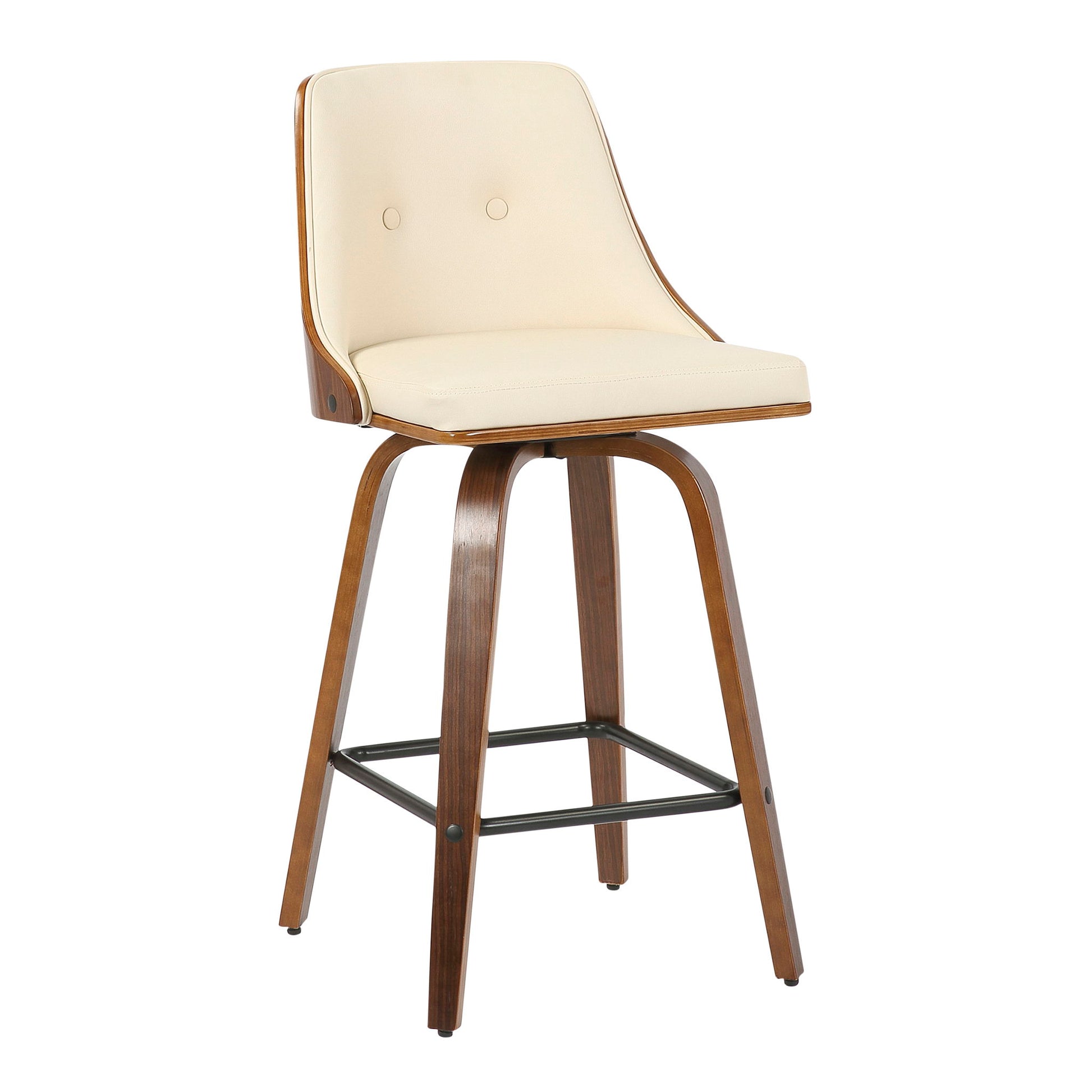 Gianna - Mid Century Modern Counter Stool (Set of 2) - Best Buy Furniture