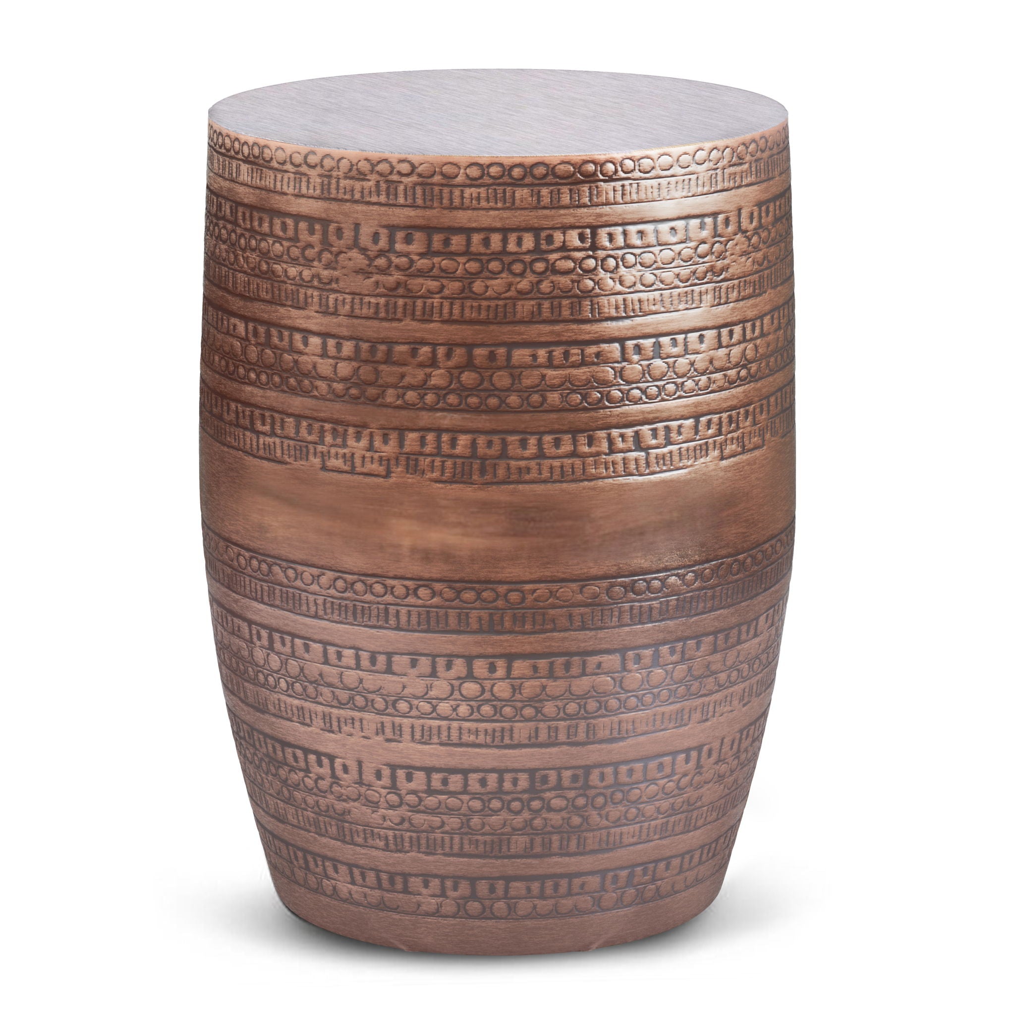 Johnsen - Handcrafted Large Metal Accent Table - Best Buy Furniture