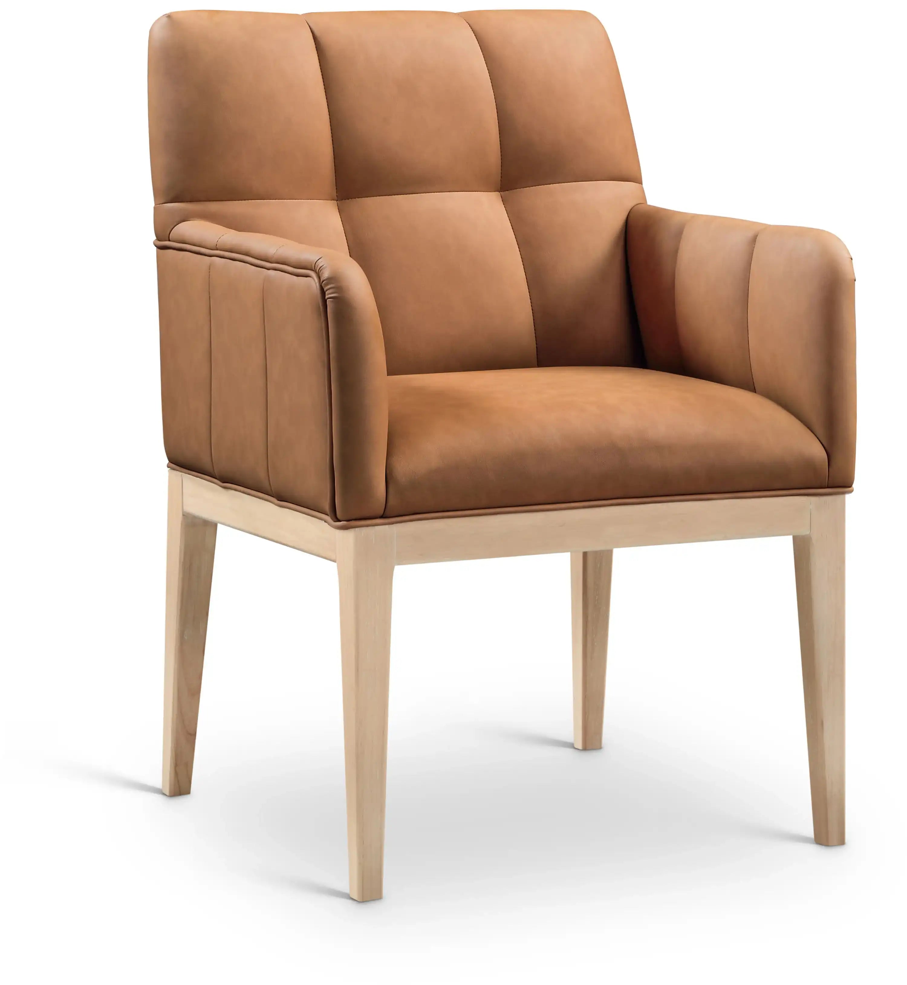 Adrian - Dining Arm Chair (Set of 2) - Light Brown Legs - Best Buy Furniture