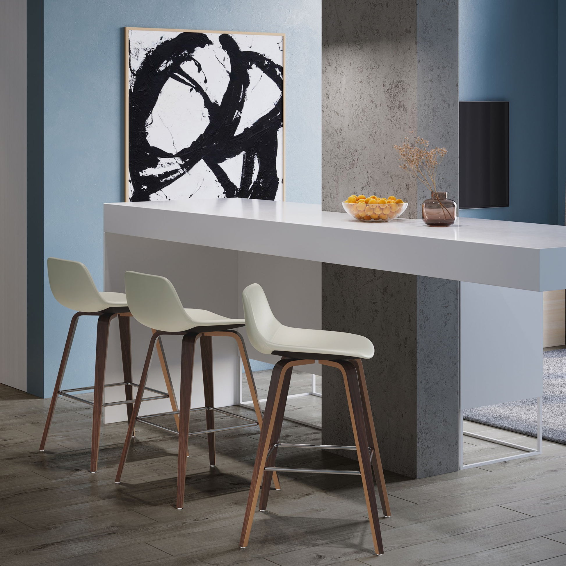 Randolph Bentwood - Counter / Bar Height Stool (Set of 2) - Best Buy Furniture