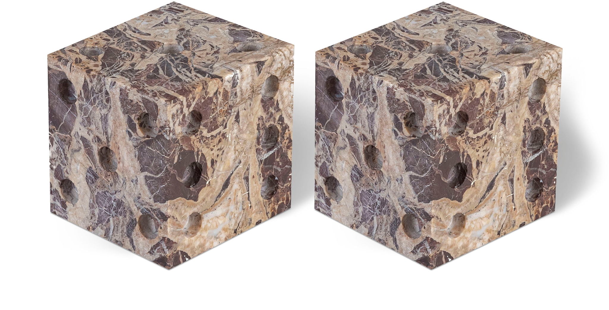 Dice - Marble Decorative - Best Buy Furniture