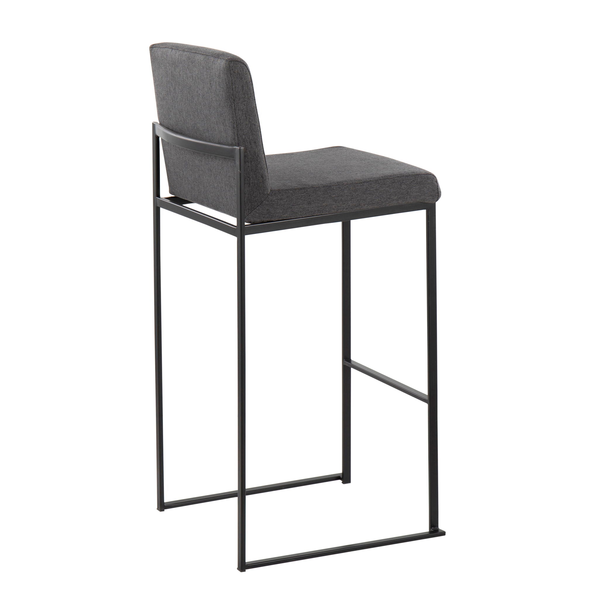 Fuji - Contemporary High Back Barstool Elegant Design - Best Buy Furniture