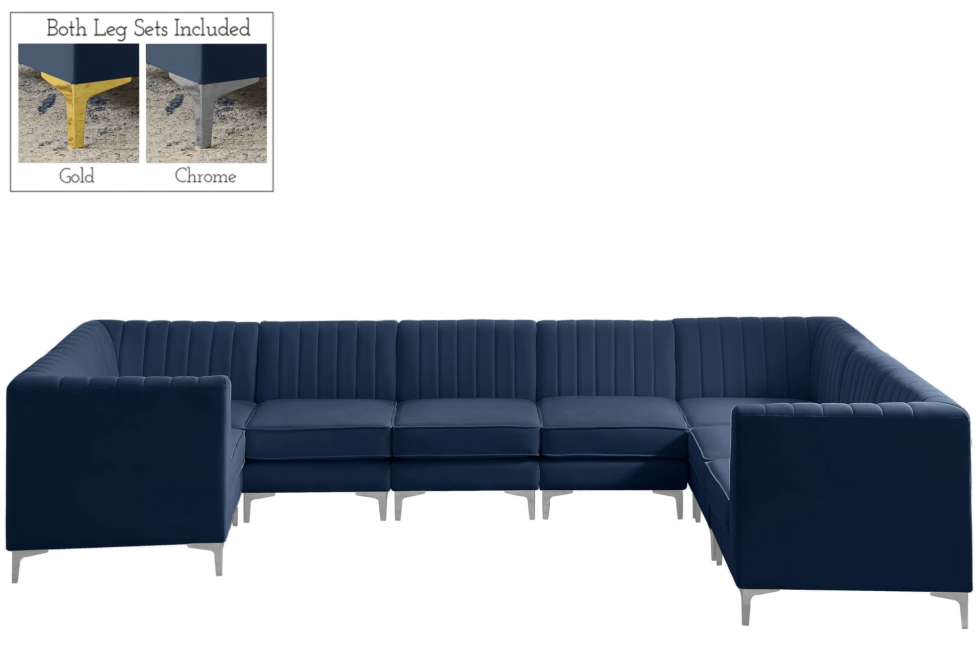 Alina - 8 Piece Modular U-Shaped Sectional - Best Buy Furniture