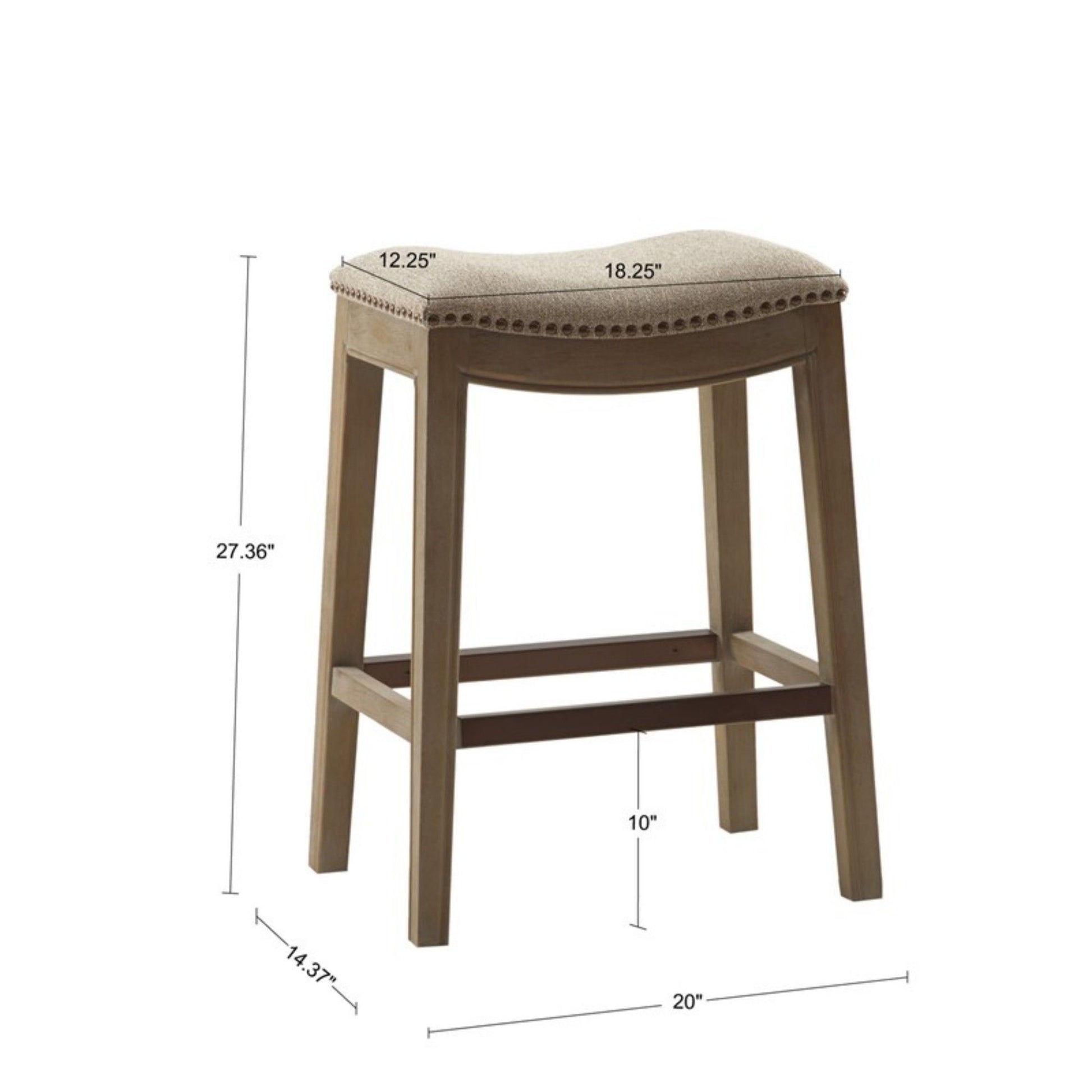 Saddle Counter Stool With High Density Foam - Best Buy Furniture