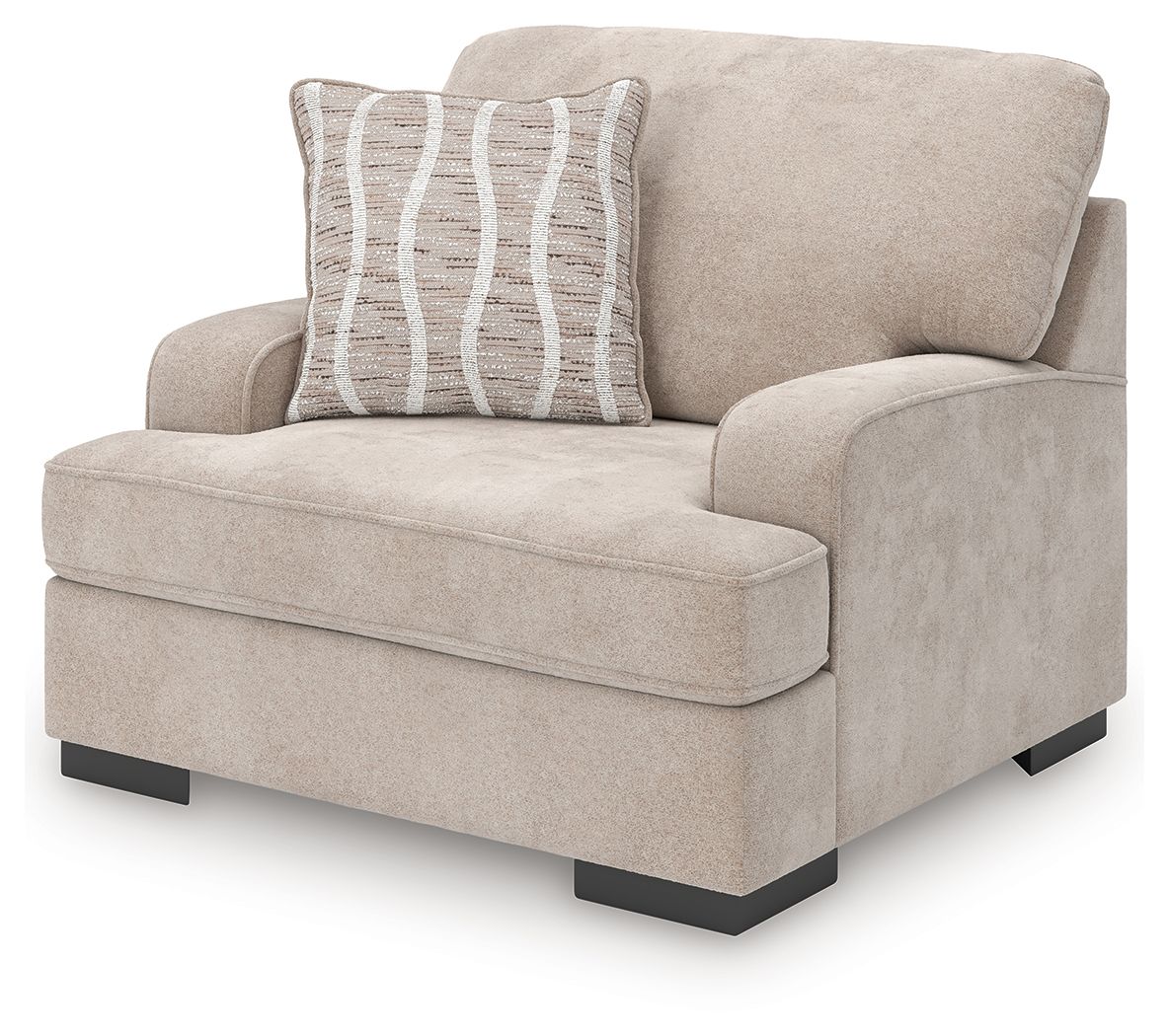 High Profile - Chair and a Half - Taupe - Best Buy Furniture