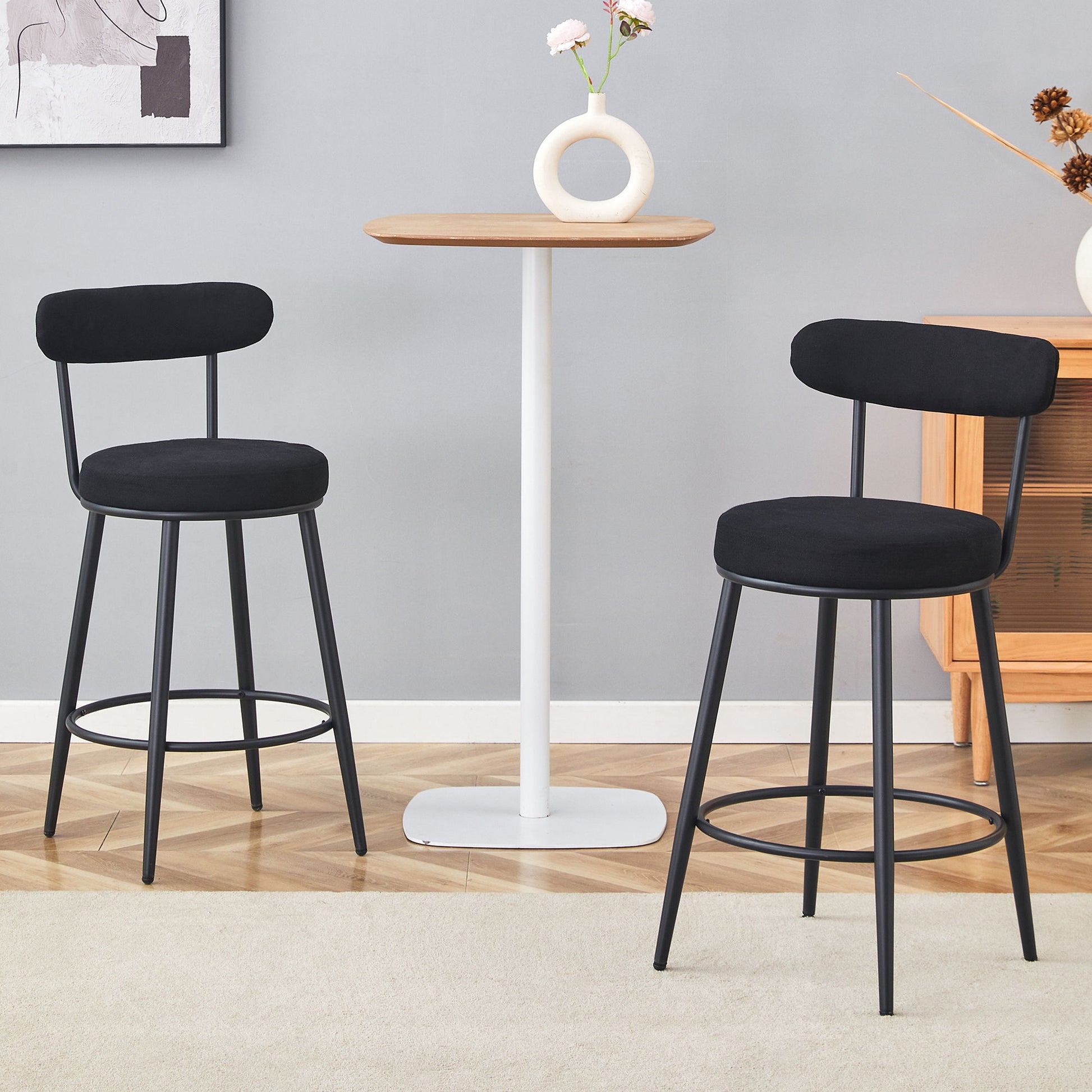 Fashionable Ergonomic High Legged Bar Chairs (Set of 2) - Best Buy Furniture