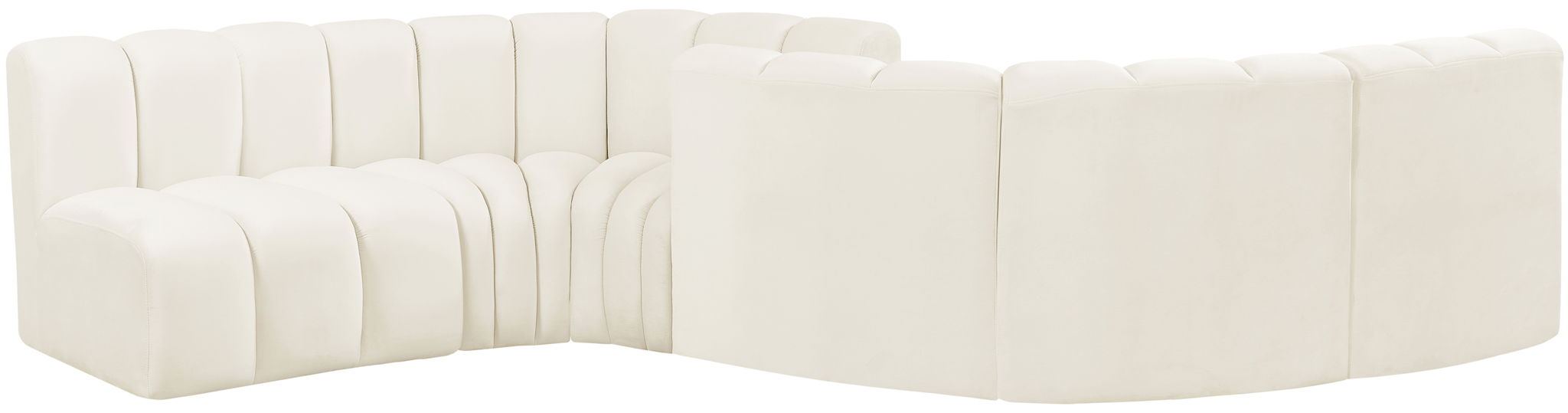 Arc - Velvet 6 Piece Modular Sofa - Best Buy Furniture