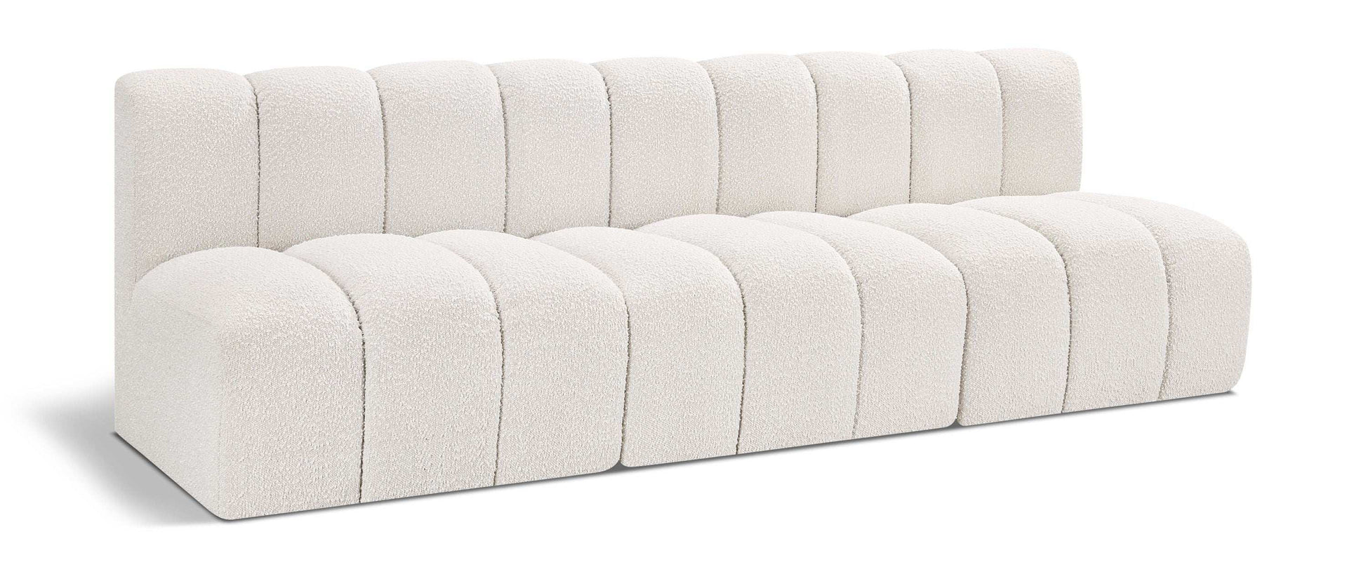 Arc - Boucle Fabric 3 Seats Modular Sofa - Best Buy Furniture