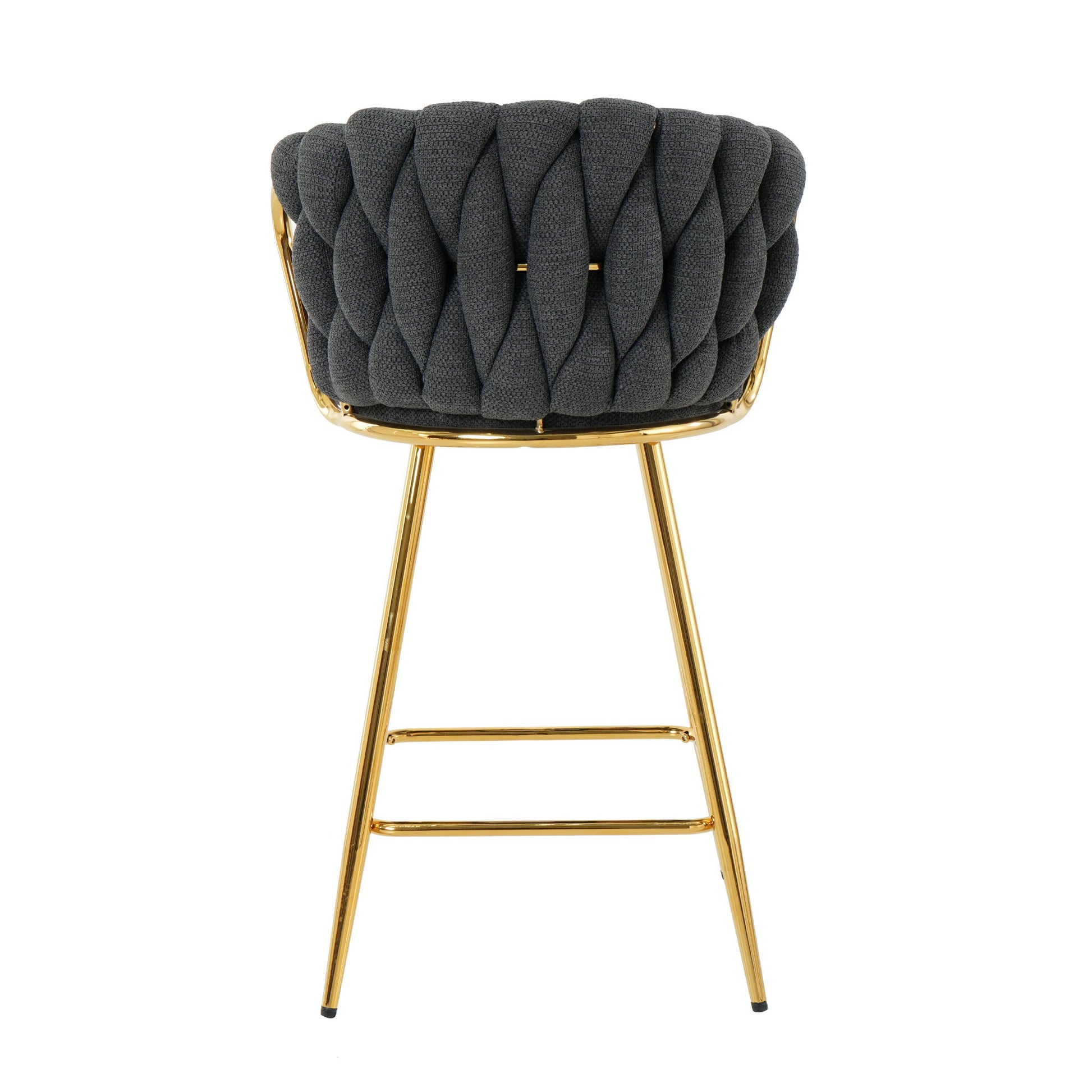 Modern Design High Stool With Plated Legs (Set of 2) - Best Buy Furniture