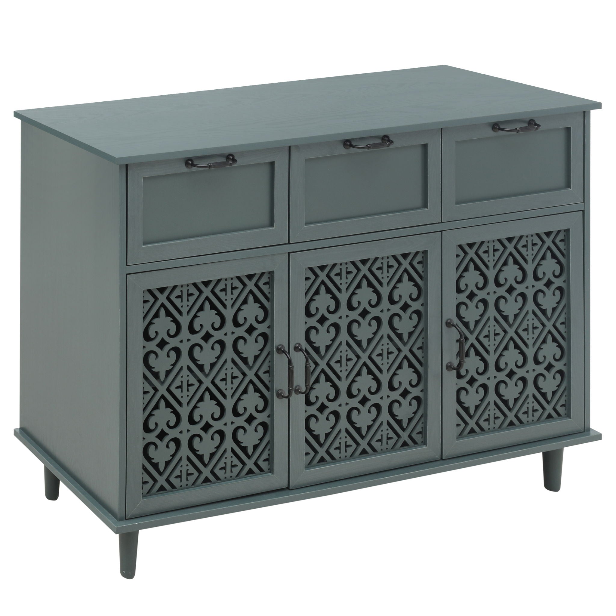 3 Door 3 Drawer Elegant Cabinet - Best Buy Furniture