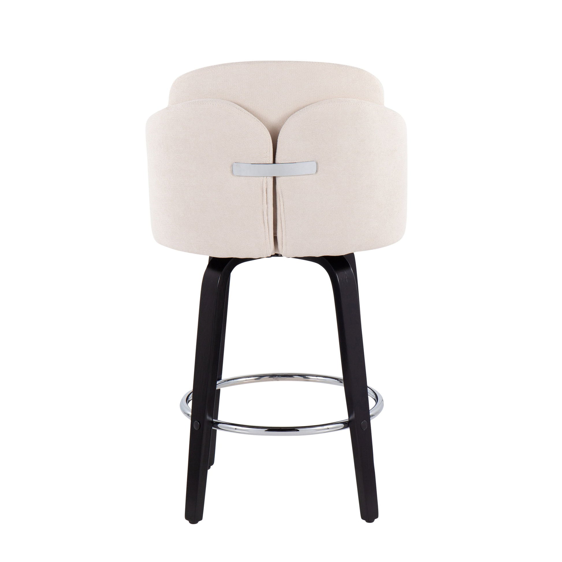 Dahlia - Contemporary Counter Stool Round Footrest (Set of 2) - Best Buy Furniture
