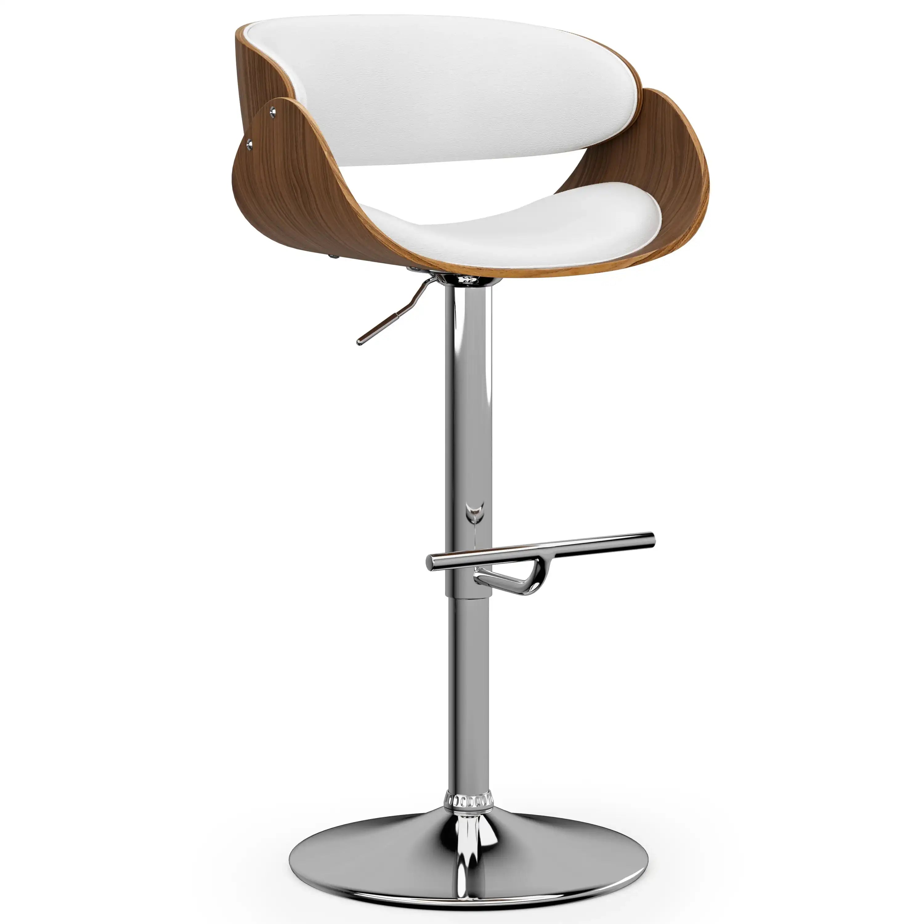 Amery - Mid Century Modern Adjustable Swivel Bar Stool - Best Buy Furniture