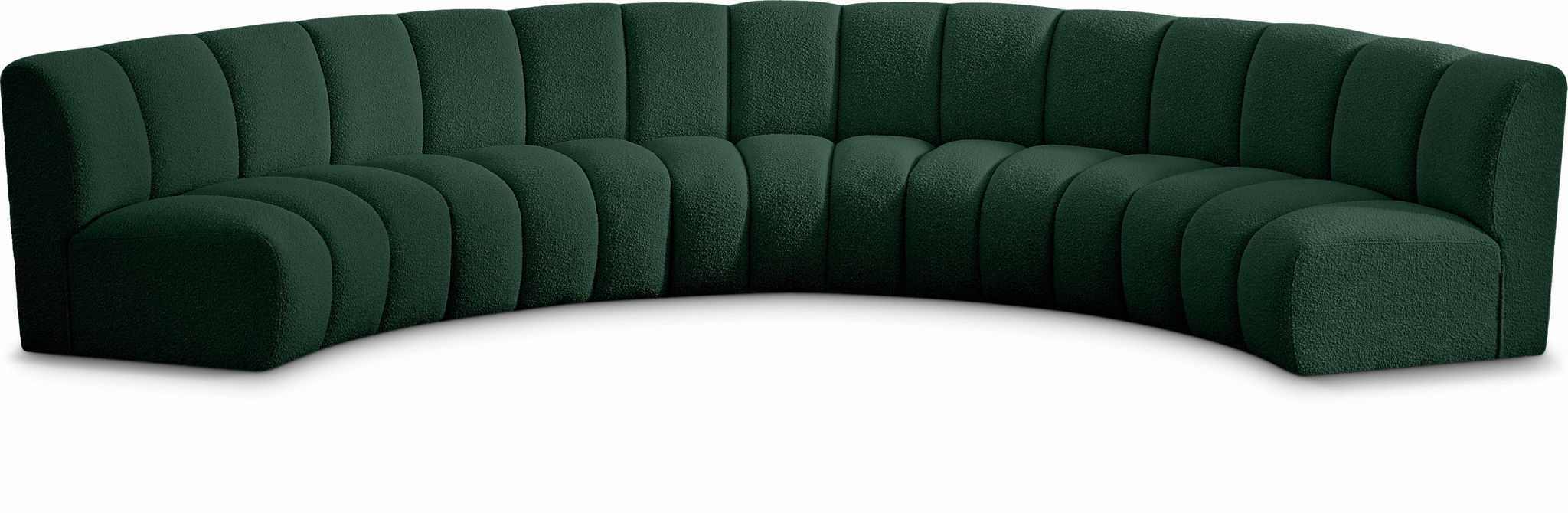 Infinity - 5 Piece Boucle Modular Sectional - Best Buy Furniture