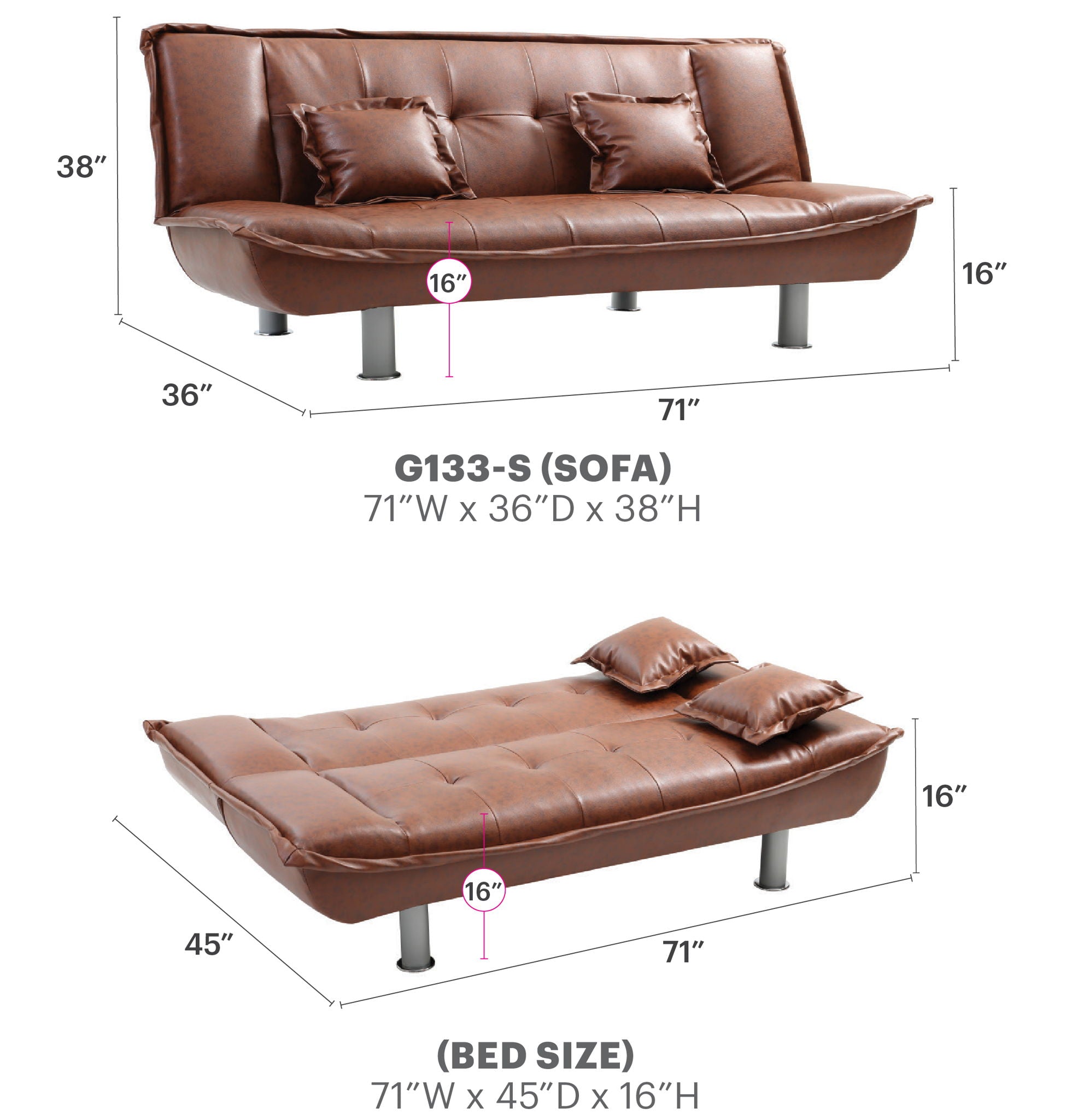 Lionel - Sofa Bed - Best Buy Furniture
