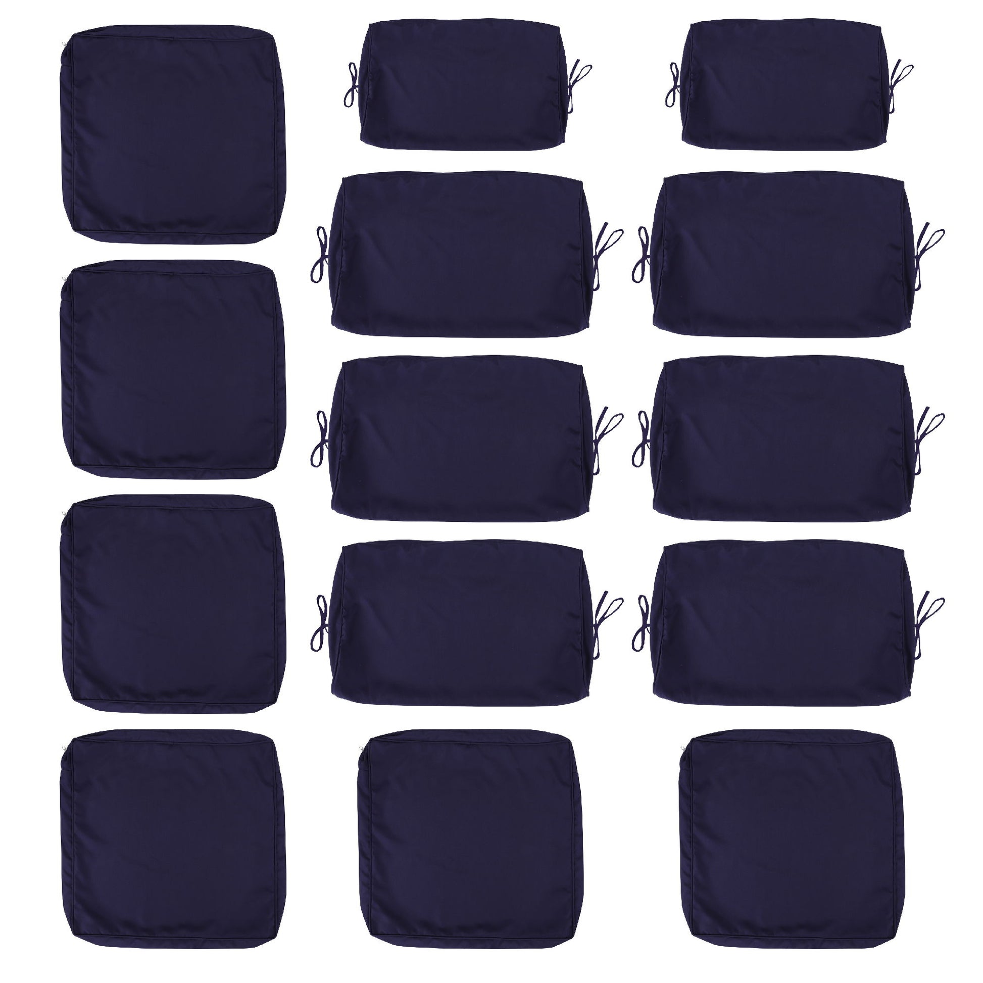 Cushion Covers For 7 Piece Wicker Sectional Sofa, 14 Pack Seat And Back Slipcovers With Zipper - Best Buy Furniture