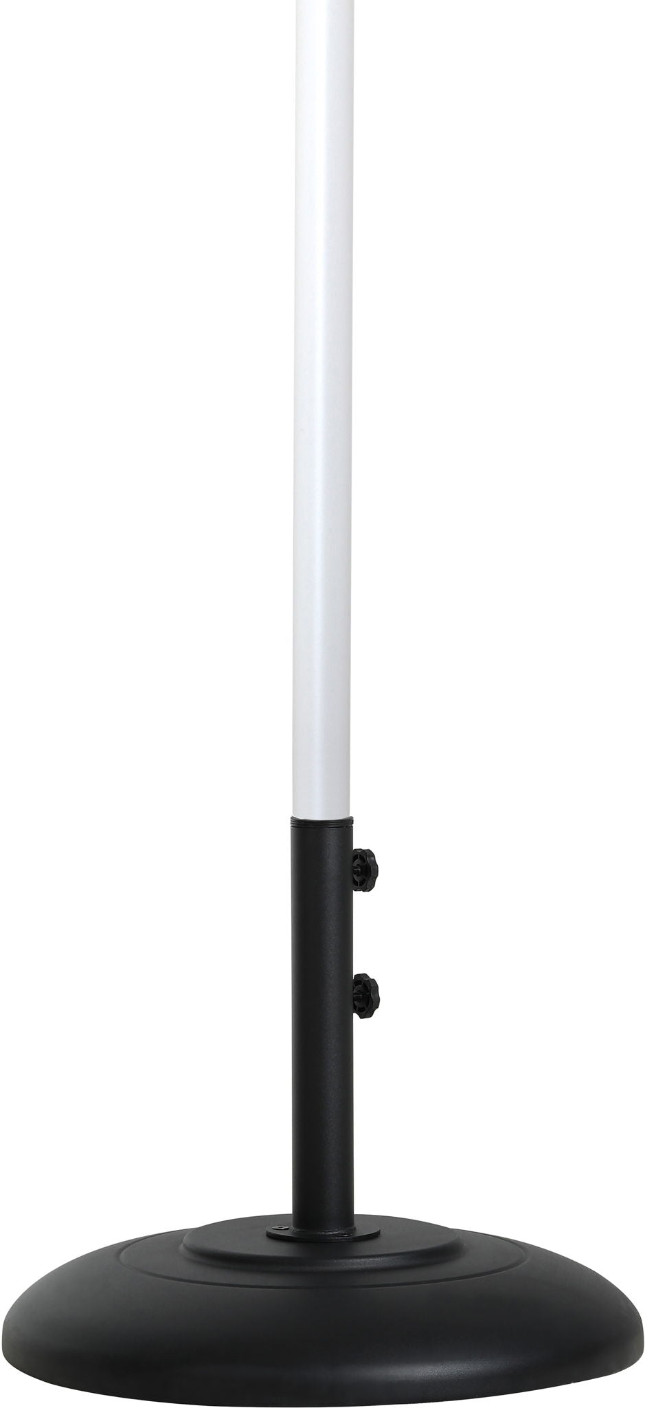 Fiji - Aluminum Patio Umbrella With Round Black And White Base - Best Buy Furniture