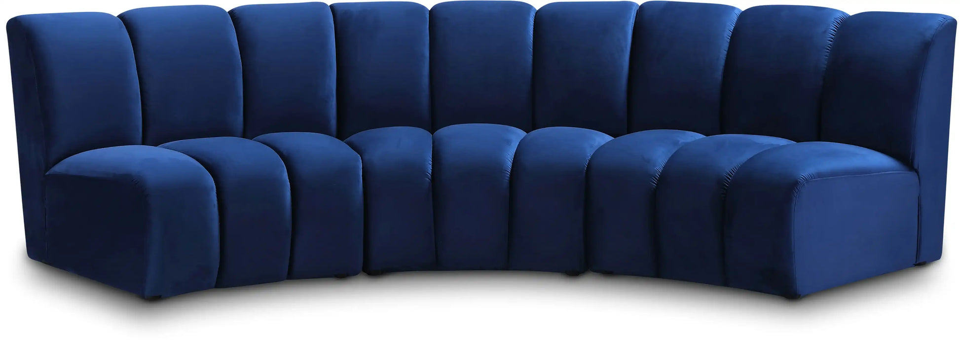Infinity - 3 Piece Velvet Modular Sectional - Best Buy Furniture