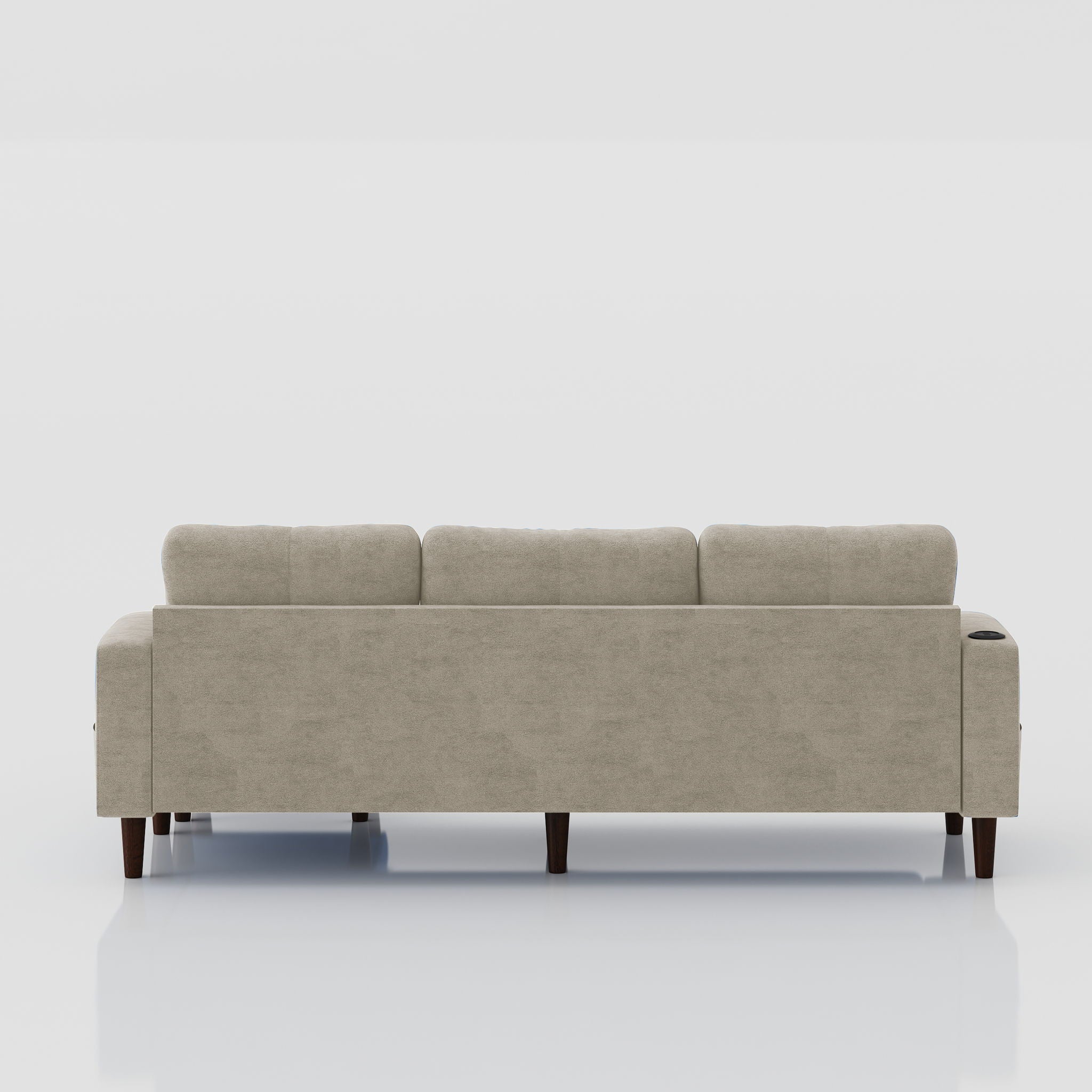 3 Seater Convertible Combination L Shaped Sofa With Footstools With Storage - Best Buy Furniture