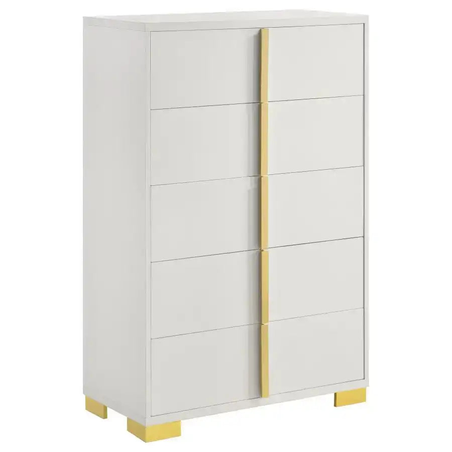 Marceline - 5-Drawer Bedroom Chest - Best Buy Furniture