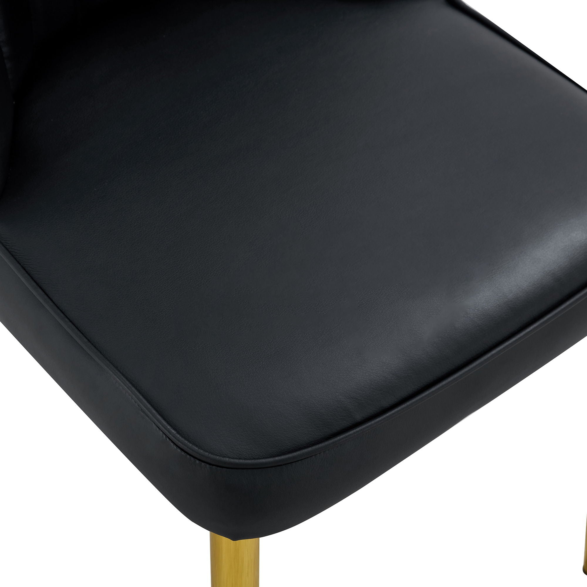 Modern Dining Chairs With Metal Legs And Simple Line Design On Backrest - Best Buy Furniture