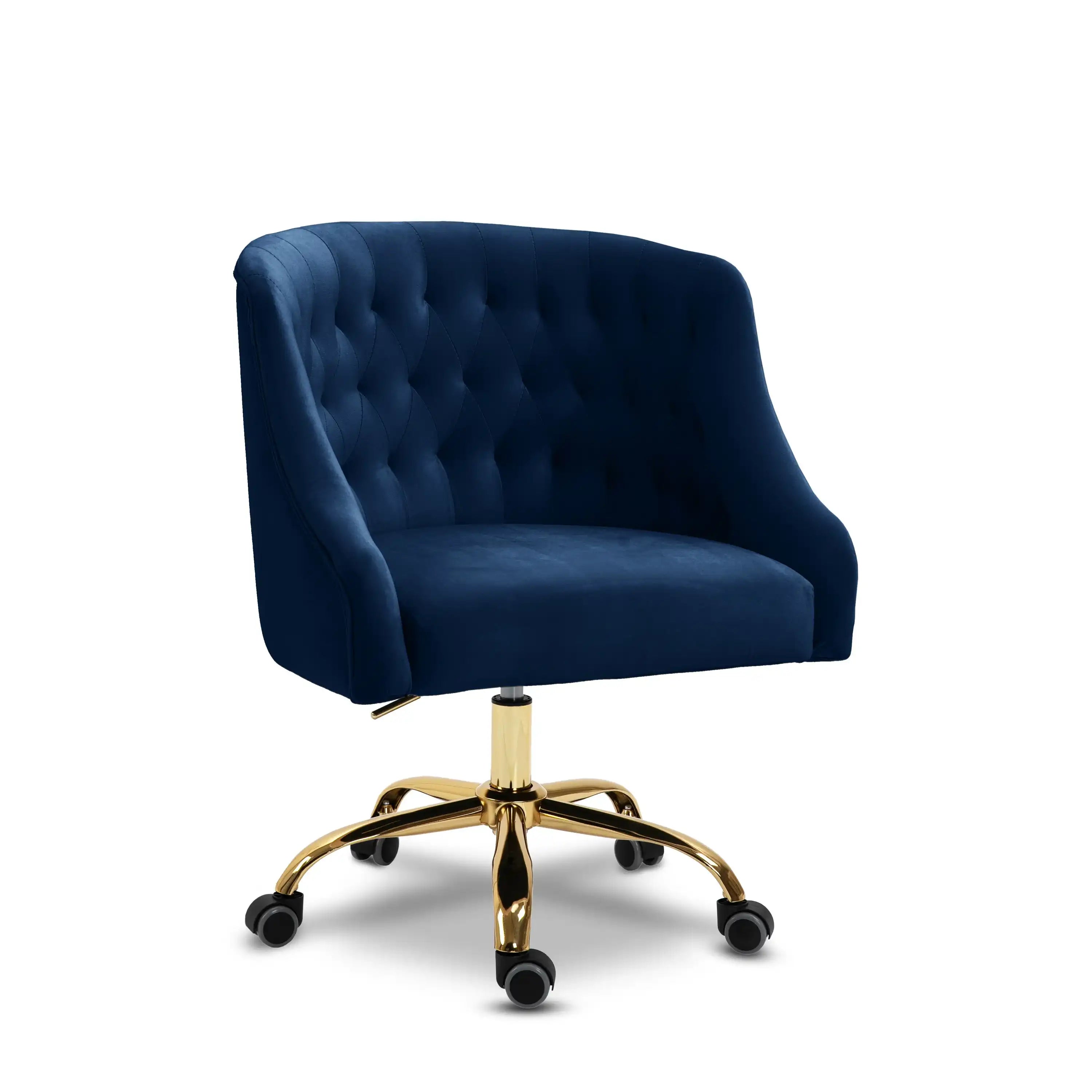 Arden - Office Chair with Gold Legs - Best Buy Furniture