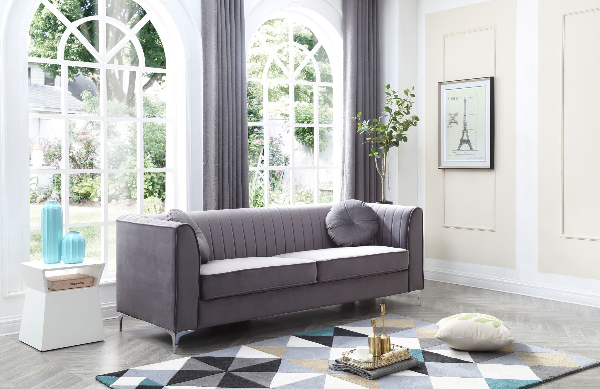 Delray - Micro Suede Sofa - Best Buy Furniture