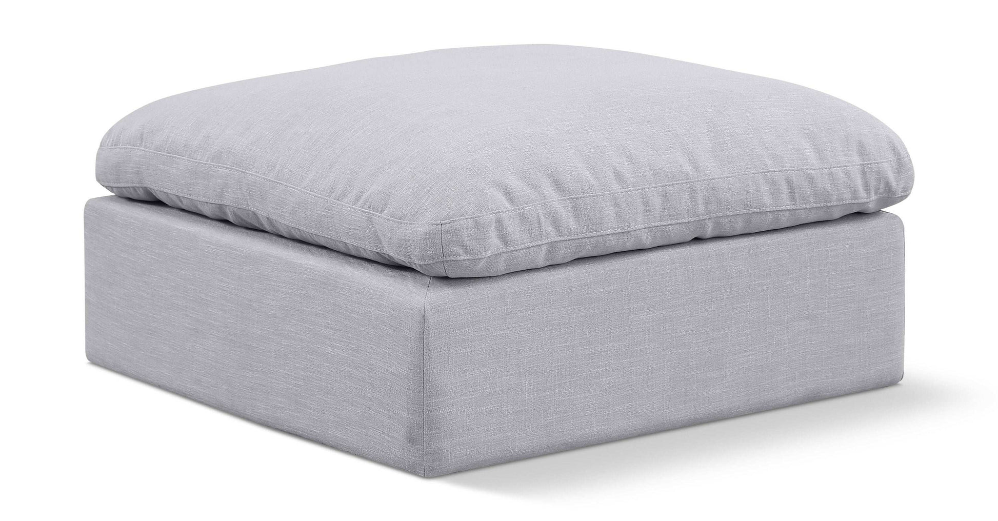 Indulge - Linen Ottoman - Best Buy Furniture