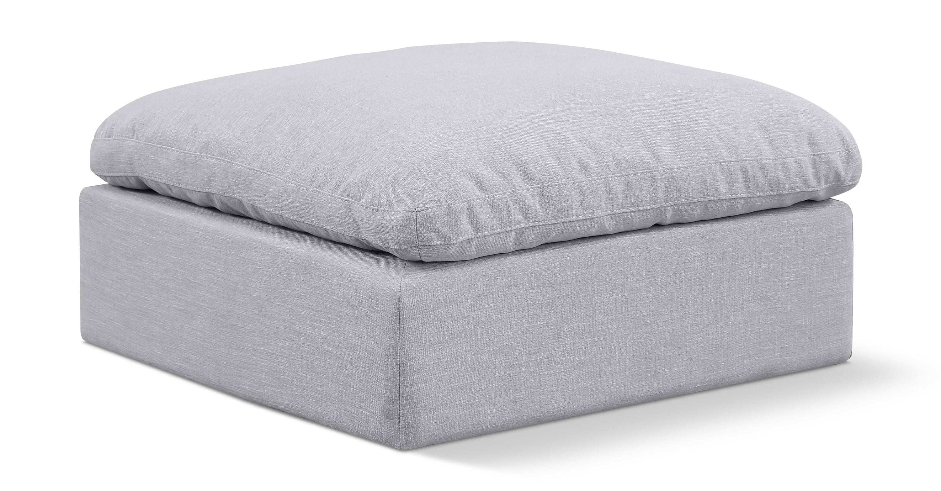 Indulge - Linen Ottoman - Best Buy Furniture