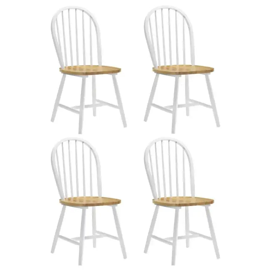 Cinder - Wood Dining Side Chair (Set of 4) - White - Best Buy Furniture