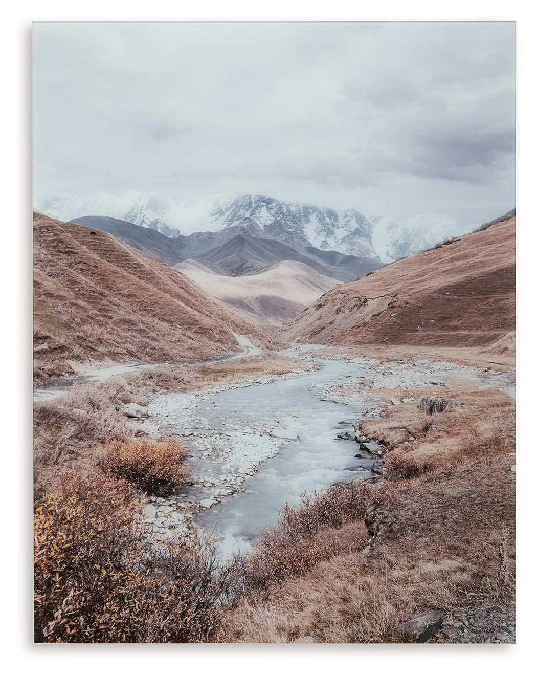 Darinby - Wall Art - Gray / Brown / White - Best Buy Furniture