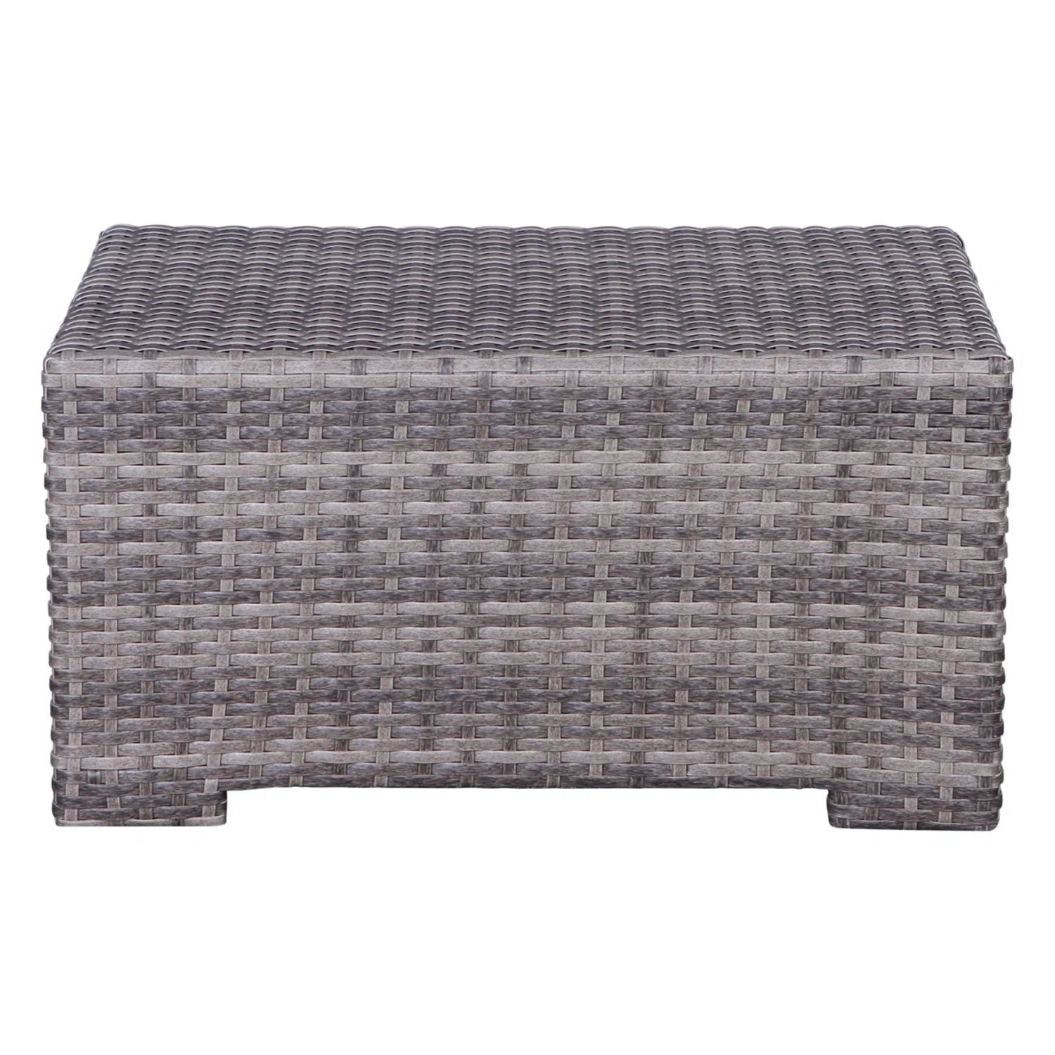 Outdoor 6 Person Wicker Seating Group With Cushions - Gray Mix - Best Buy Furniture