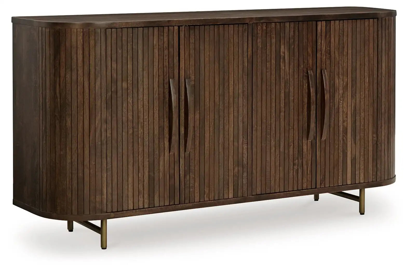 Amickly - Accent Cabinet - Dark Brown - Best Buy Furniture