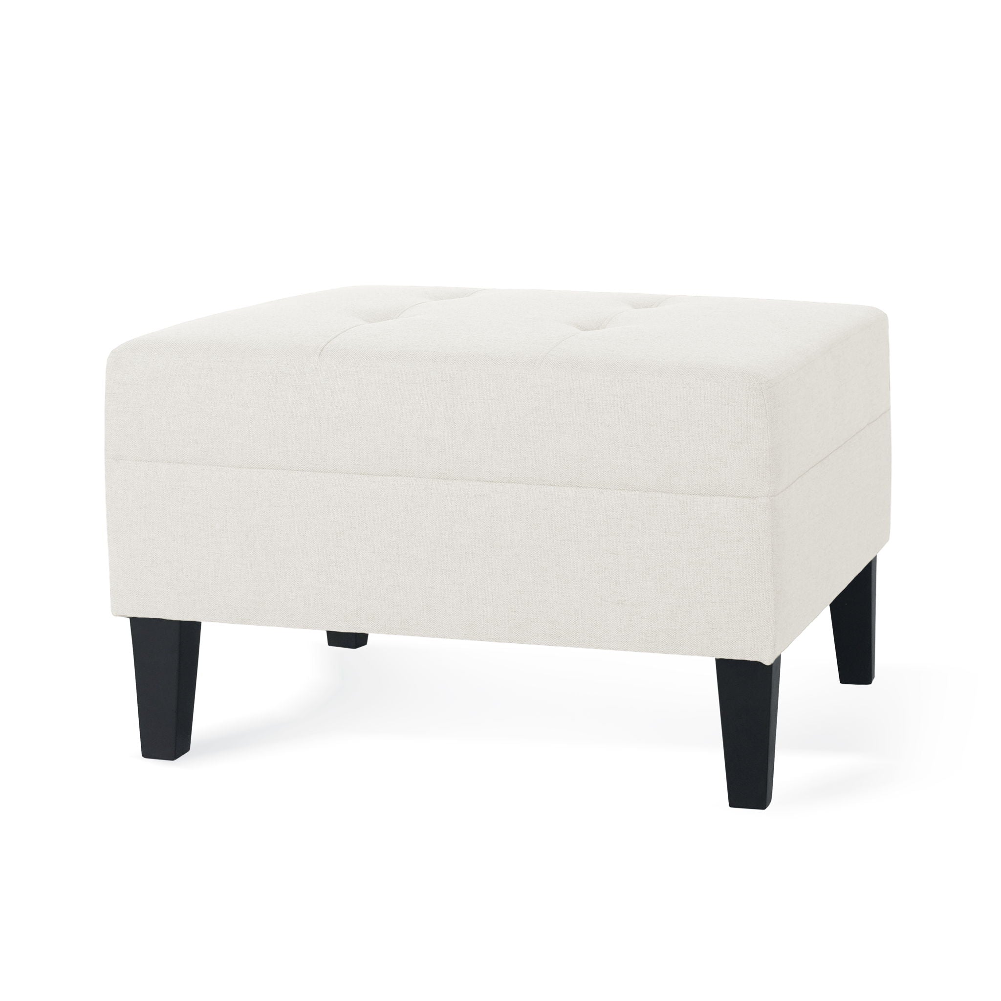 Ottoman With Birch Wood Legs And Cushioned Top For Comfort - Best Buy Furniture