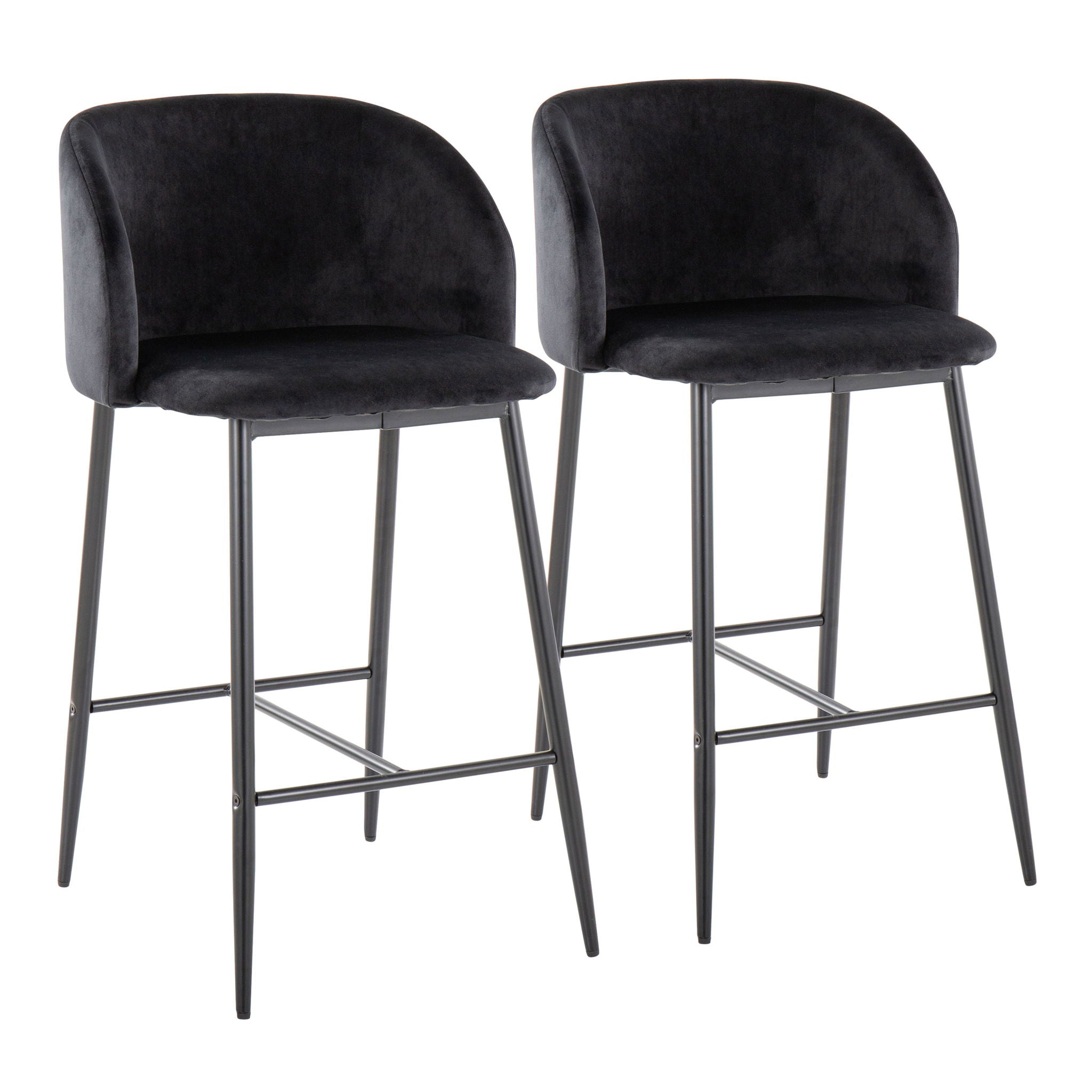 Fran - Contemporary Fixed Height Counter Stool (Set of 2) - Best Buy Furniture