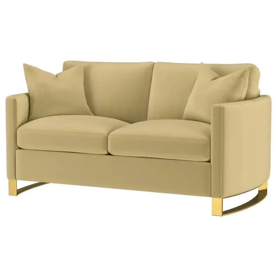 Corliss - Upholstered Arched Arm Loveseat - Best Buy Furniture