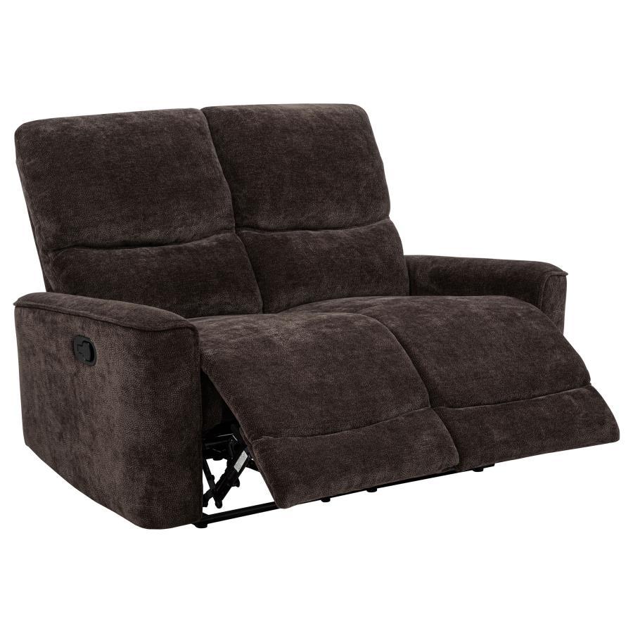 Navarro - Chenille Upholstered Reclining Loveseat - Best Buy Furniture