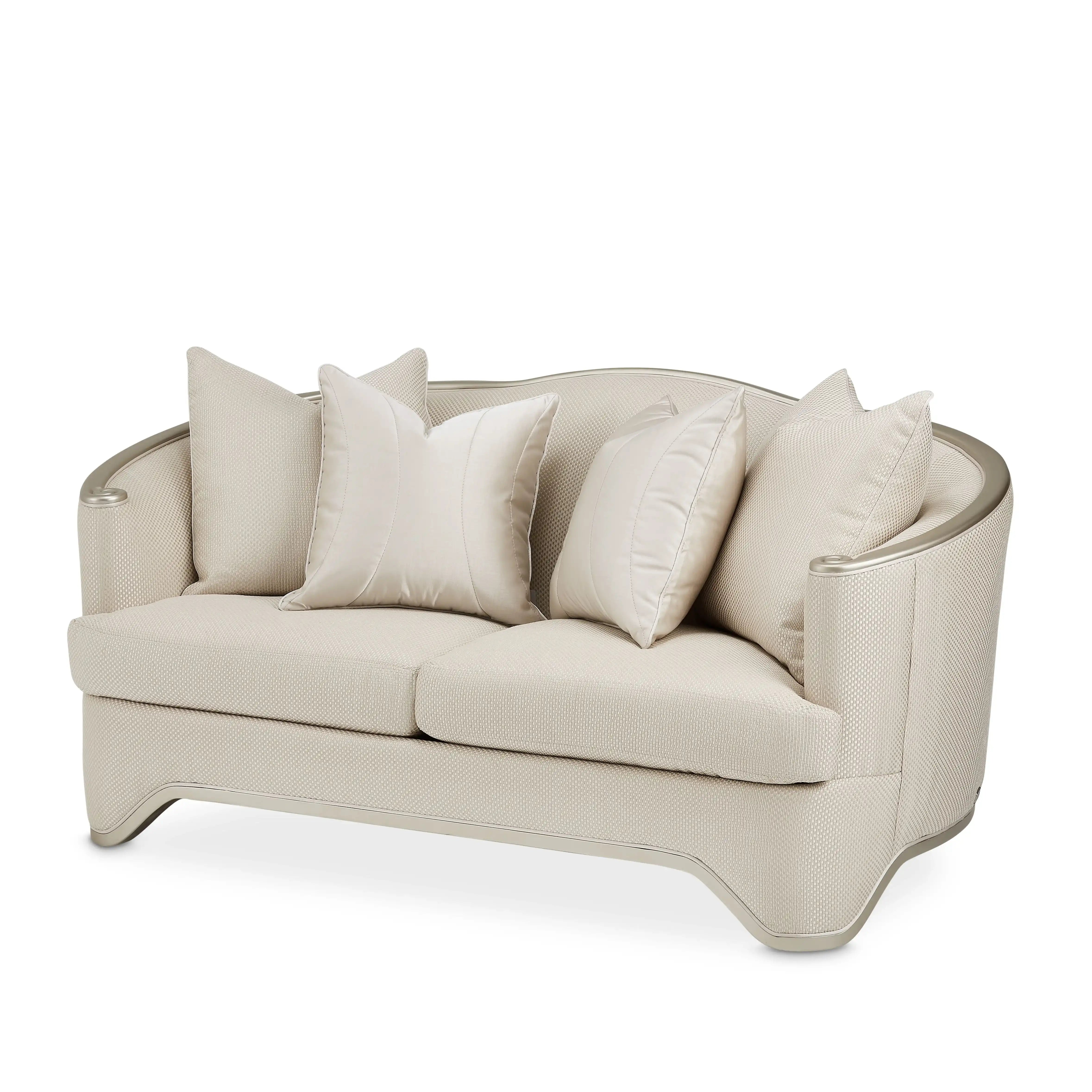 London Place - Loveseat - Light Champagne - Best Buy Furniture