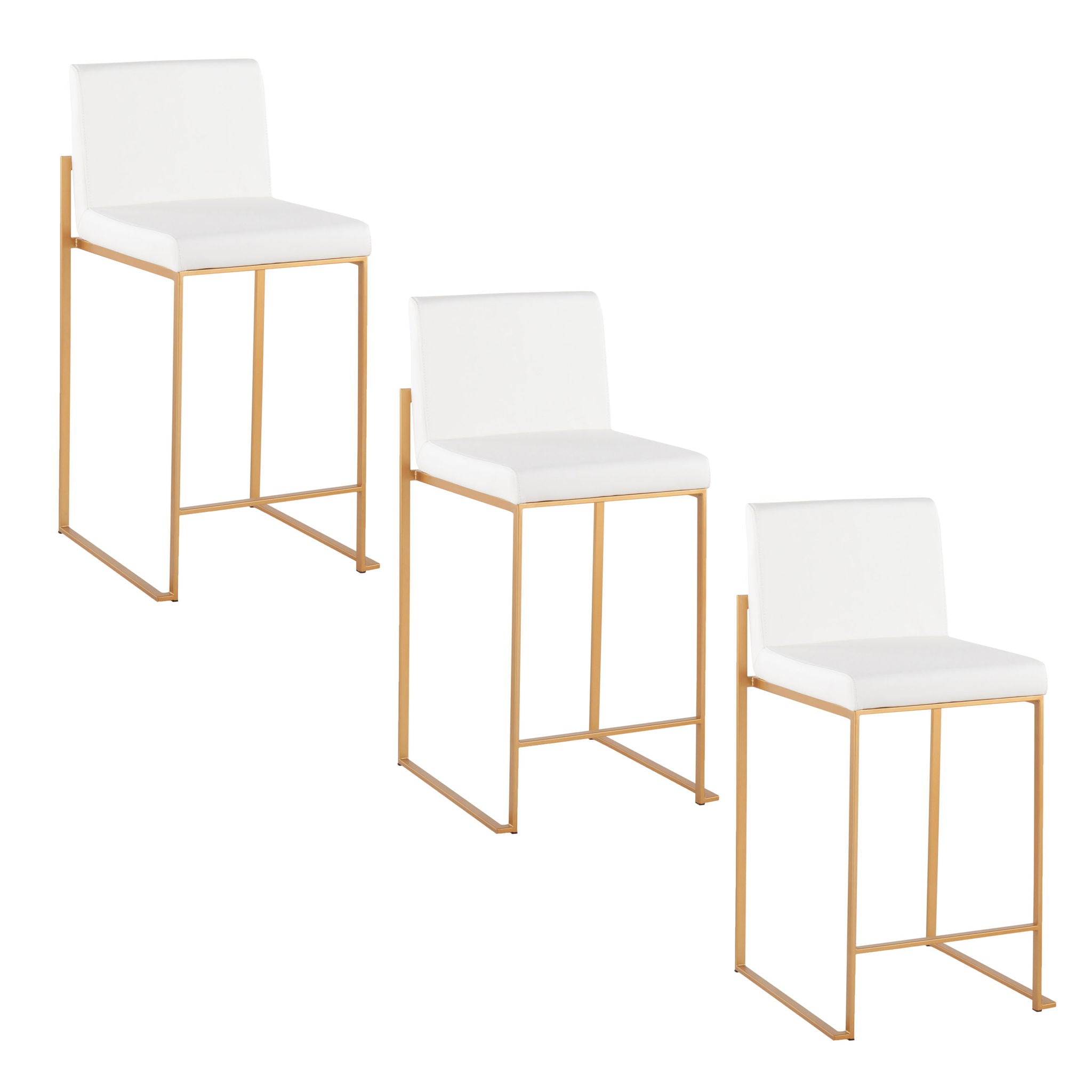 Fuji - Contemporary High Back Stylish Counter Stool - Best Buy Furniture